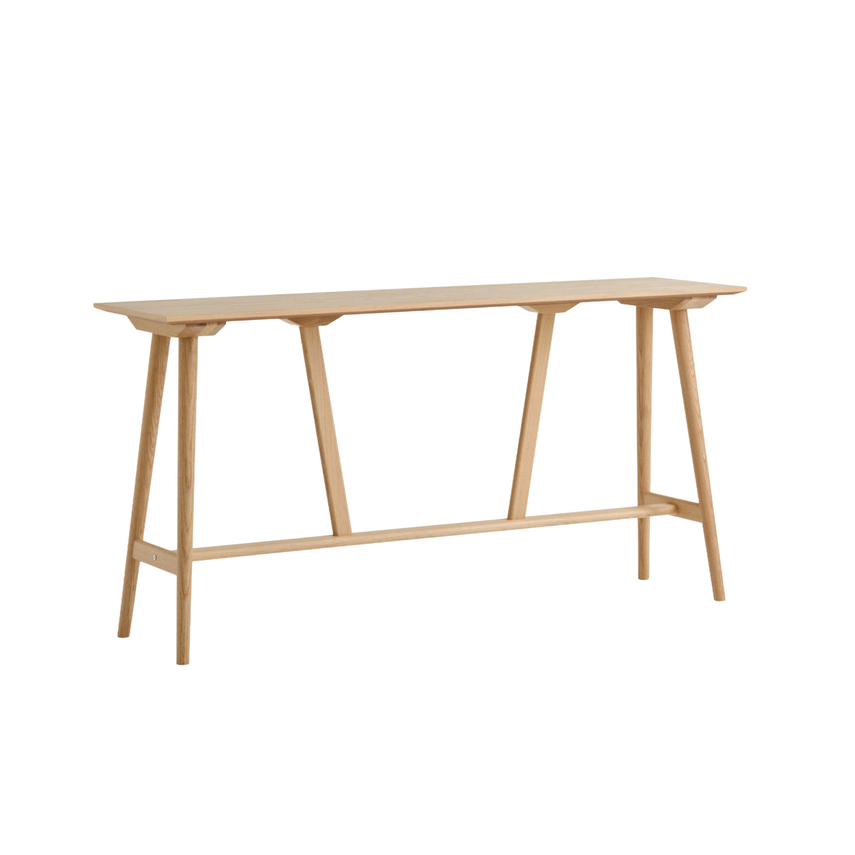 IN BETWEEN bar table in lacquered oak