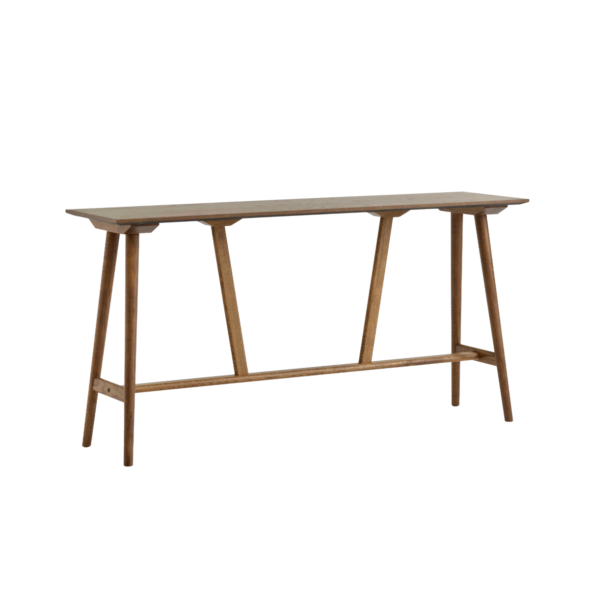 IN BETWEEN bar table in smoked lacquered oak