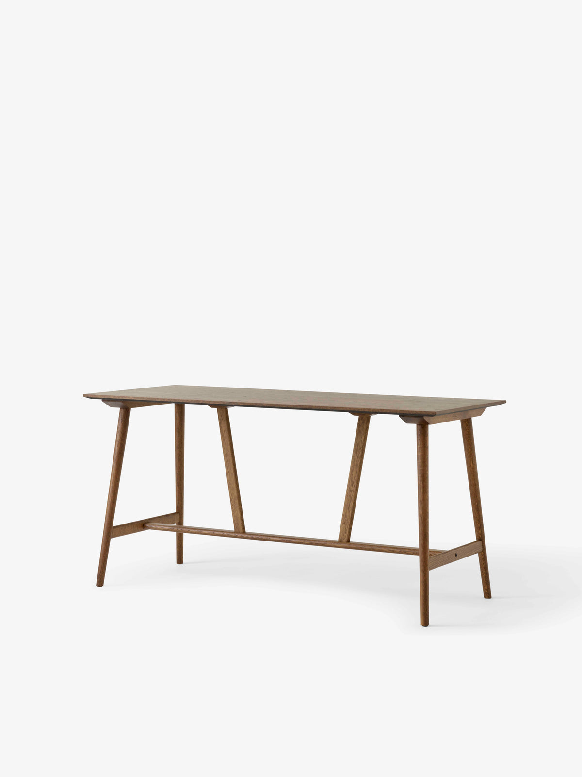 IN BETWEEN bar table in smoked lacquered oak