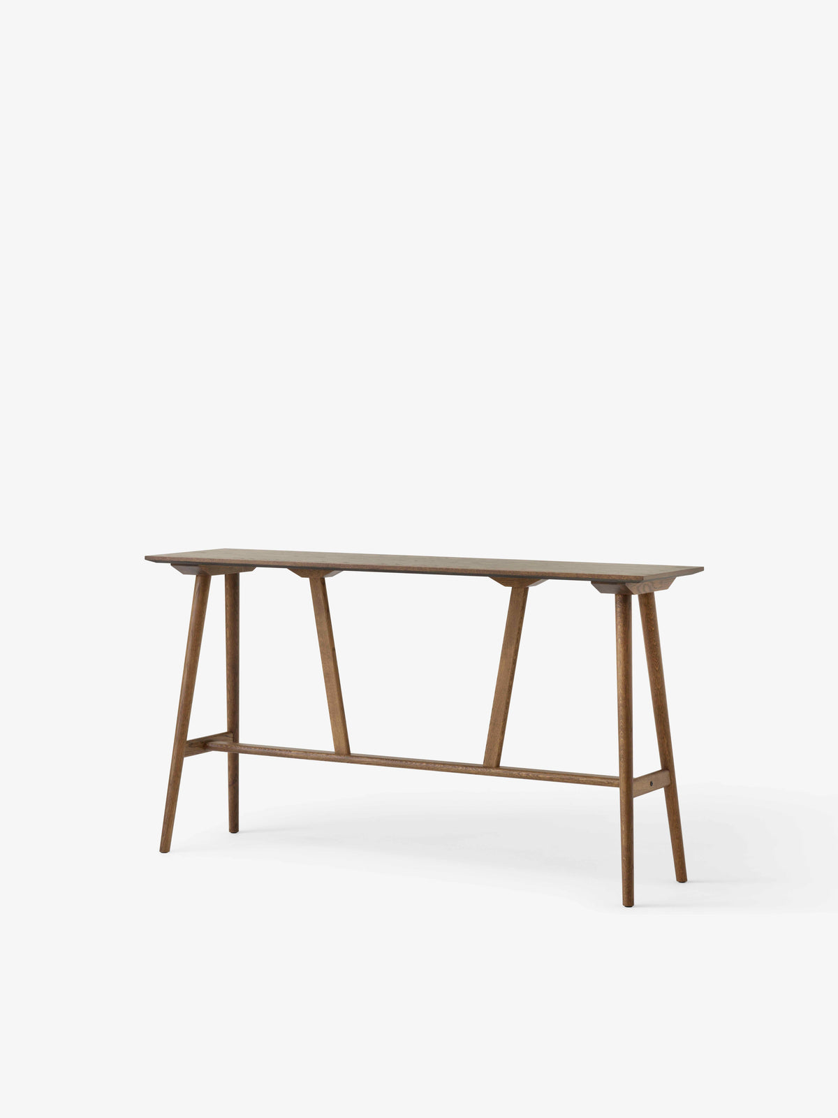 IN BETWEEN bar table in smoked lacquered oak