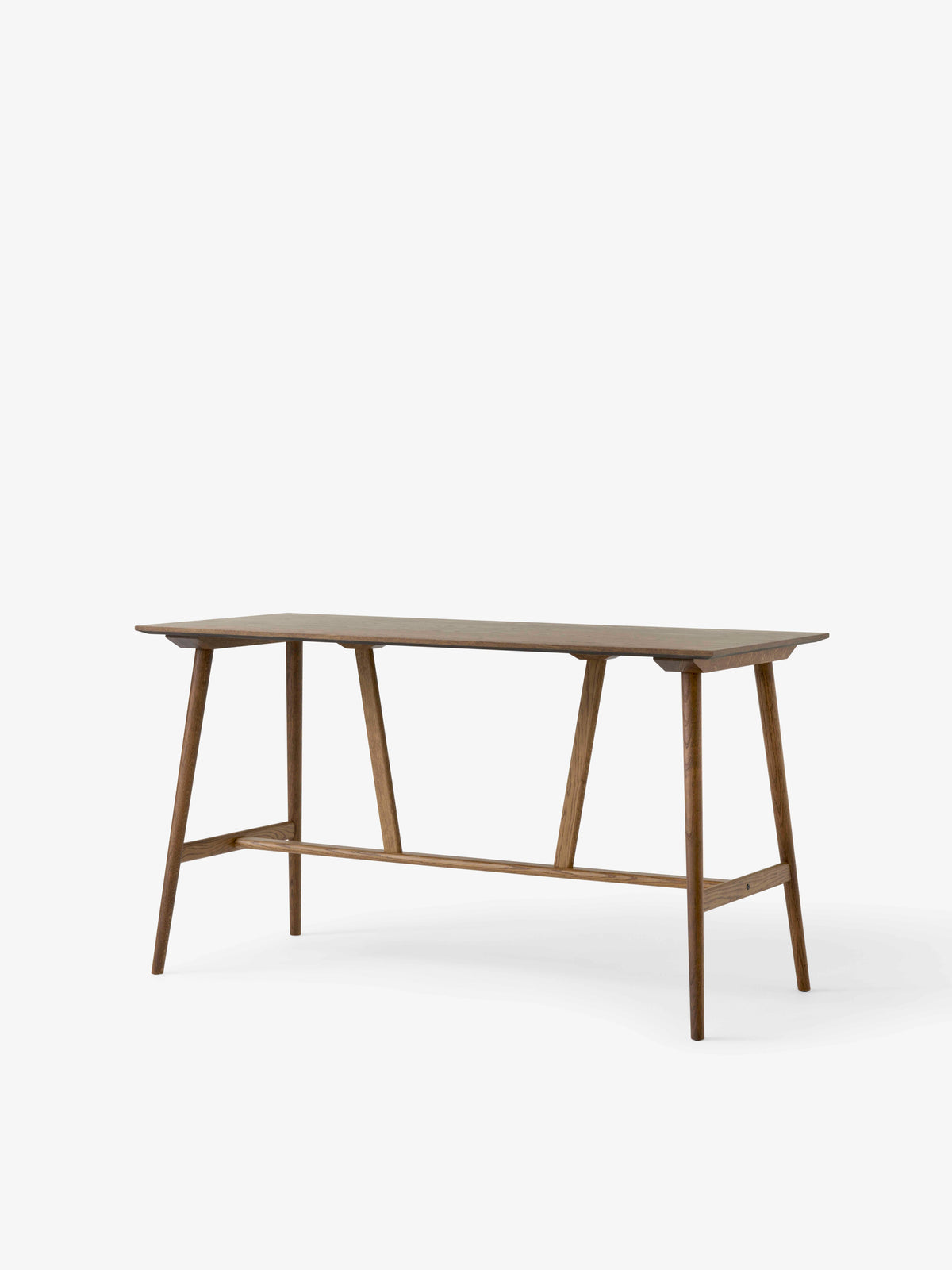 IN BETWEEN bar table in smoked lacquered oak