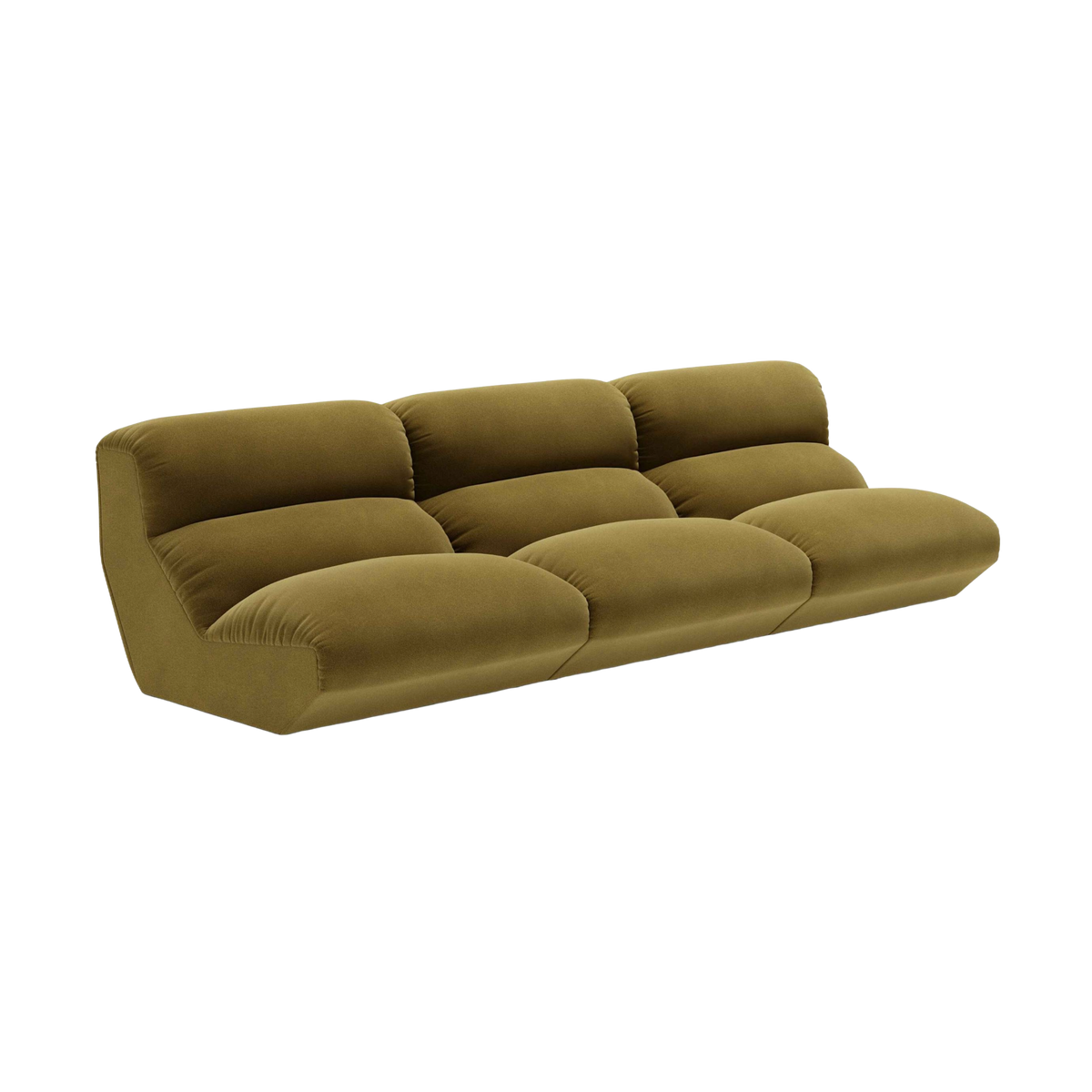 HI LO 4-Seater Modular Sofa Olive