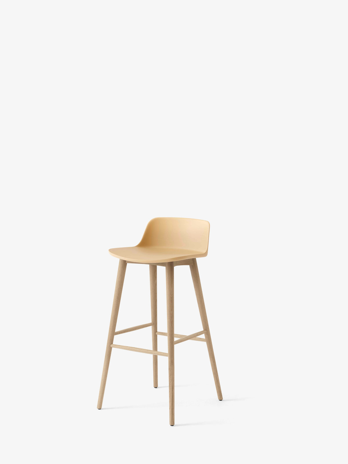 RELY Sand Bar Stool with Oak Base