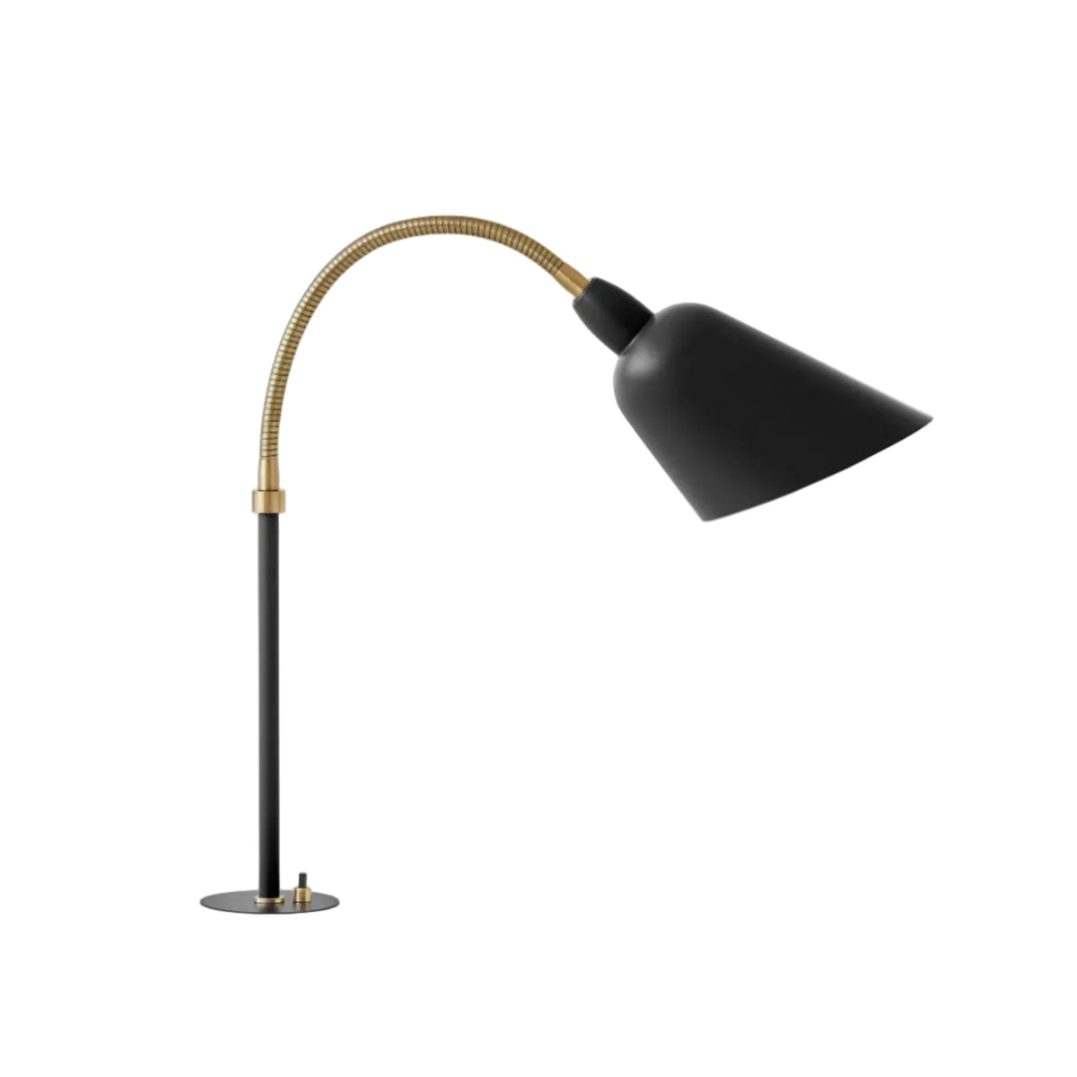 Table lamp BELLEVUE AJ11 black with brass finish