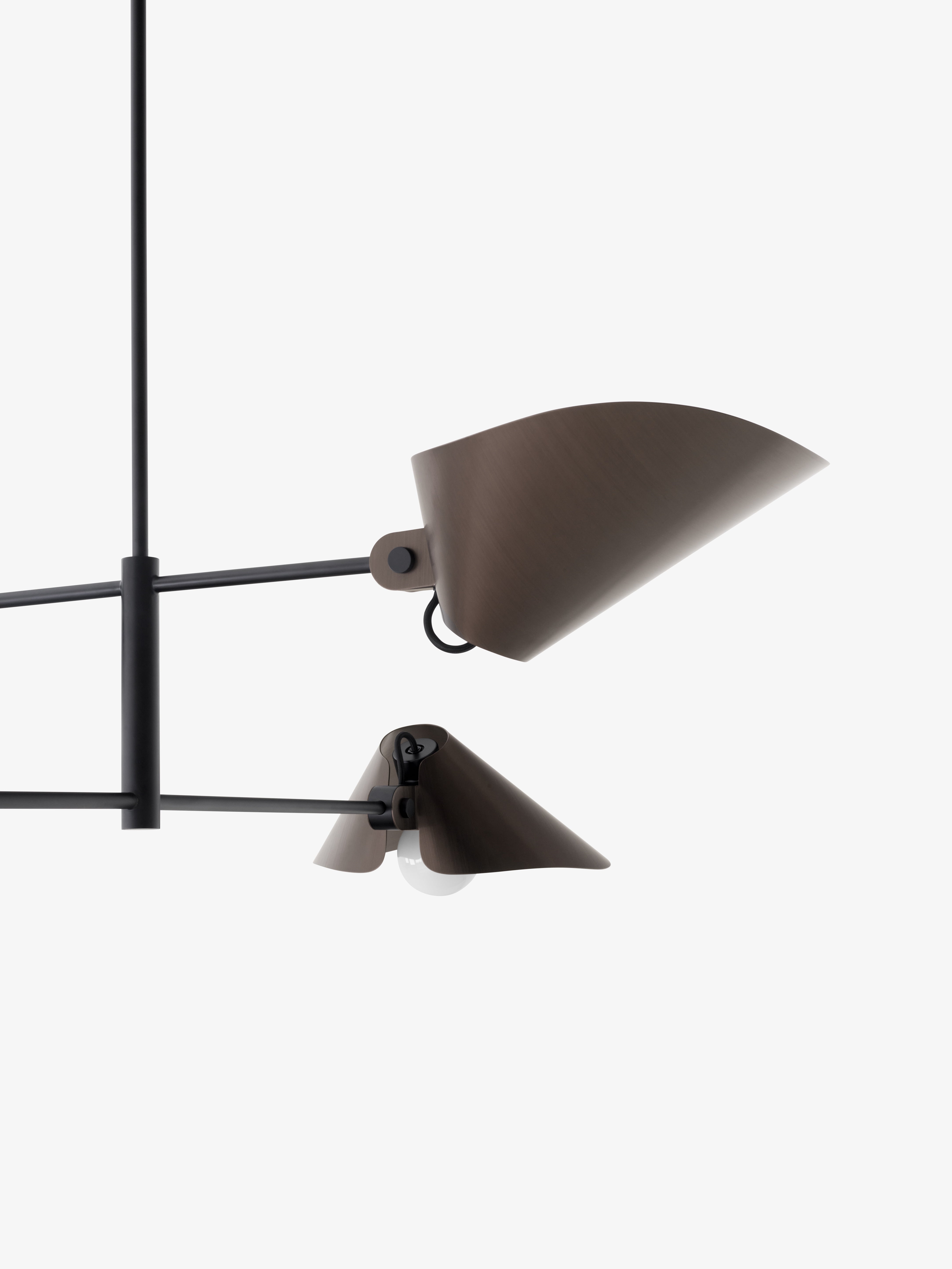 BONNET brown chandelier