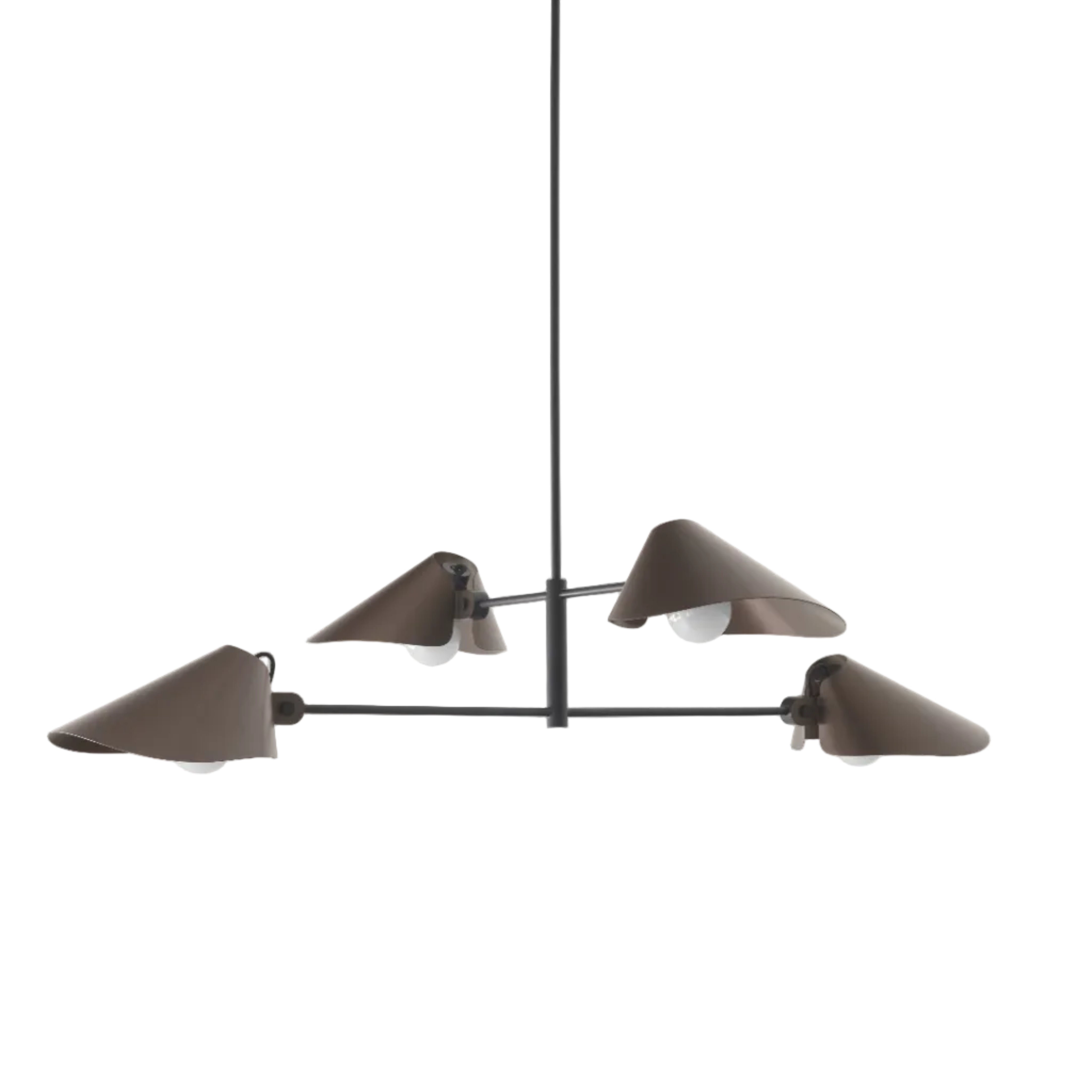 BONNET brown chandelier