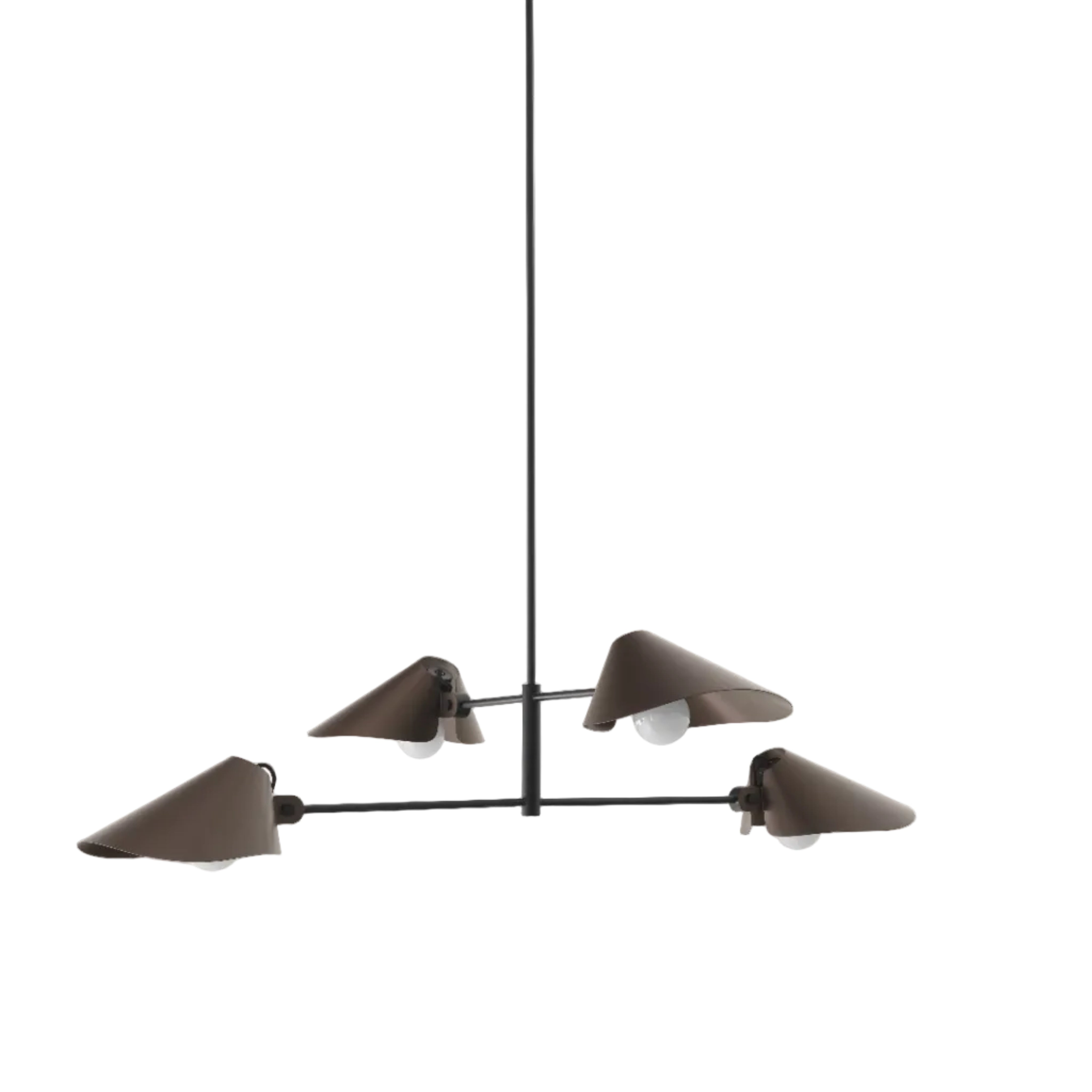 BONNET brown chandelier