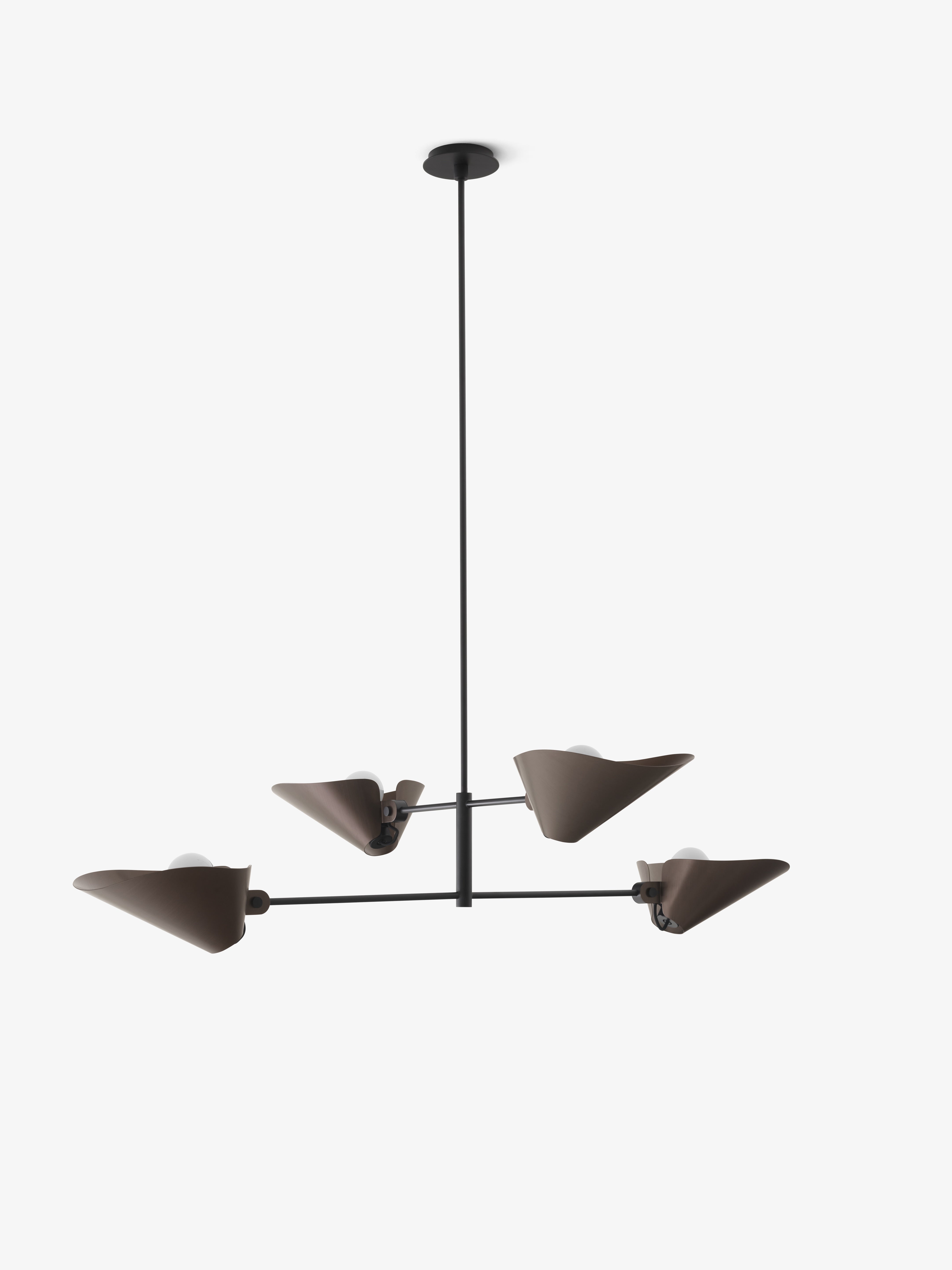 BONNET brown chandelier