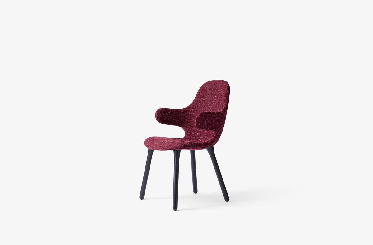 CATCH JH1 chair upholstered with a black oak base
