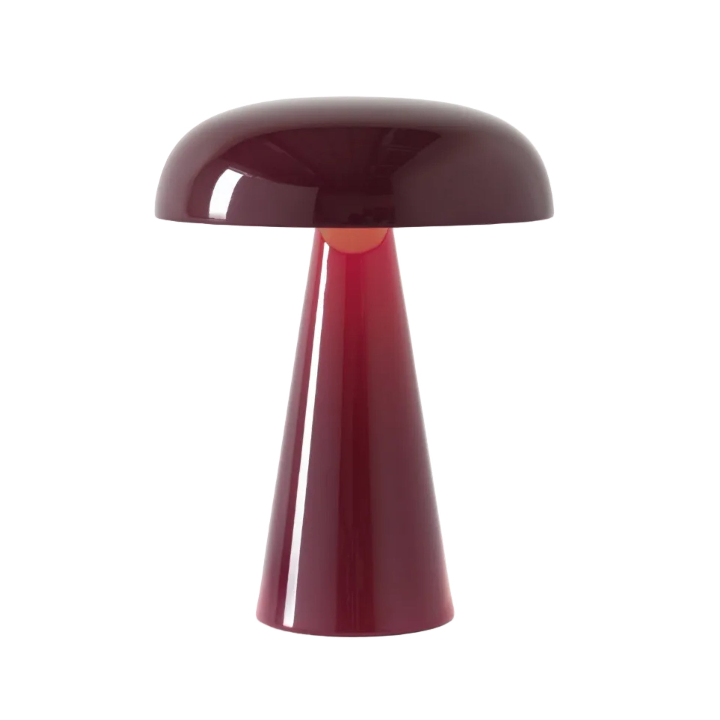 Portable lamp COMO SC53 in reddish-brown.