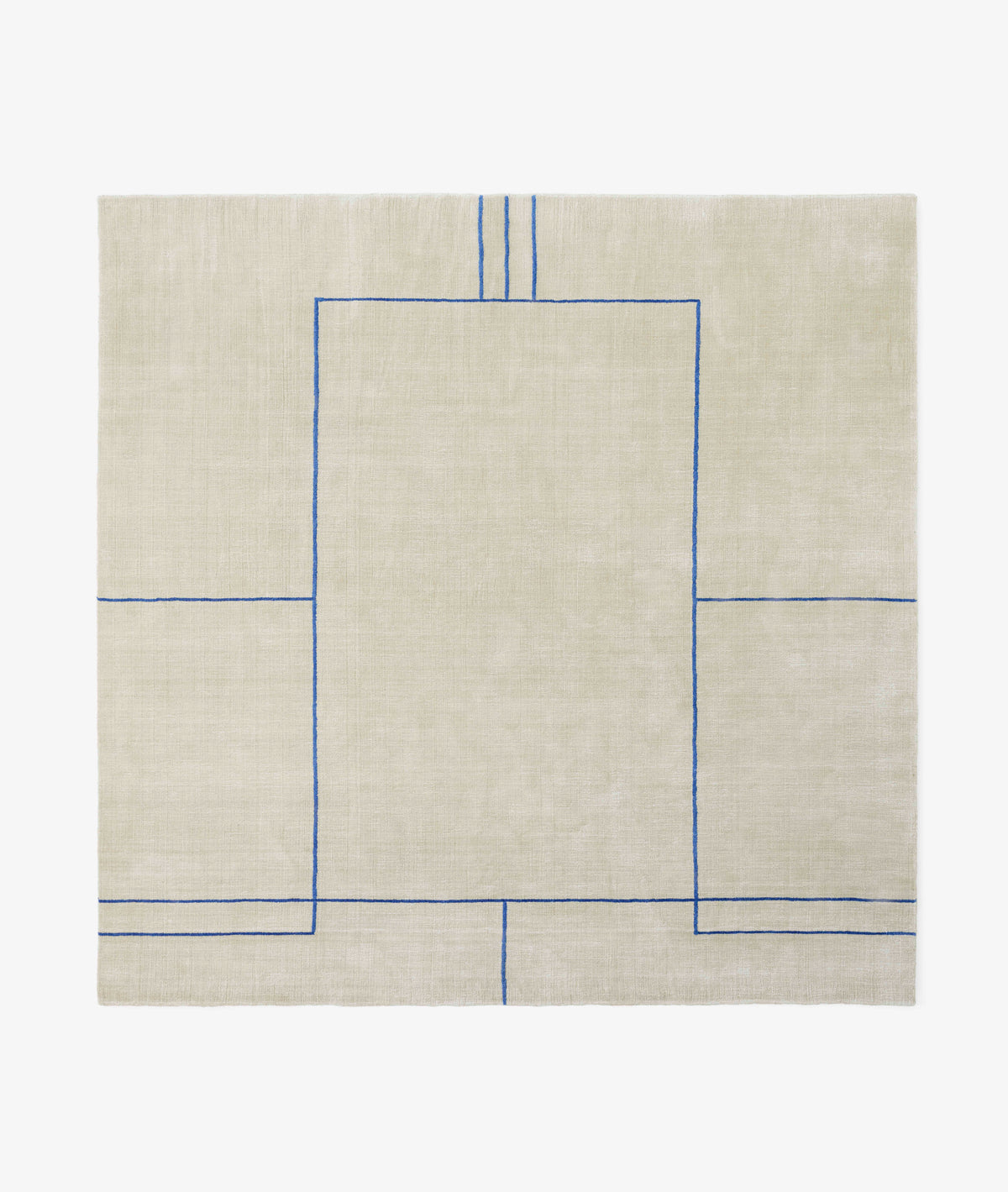 CRUISE sand rug with blue