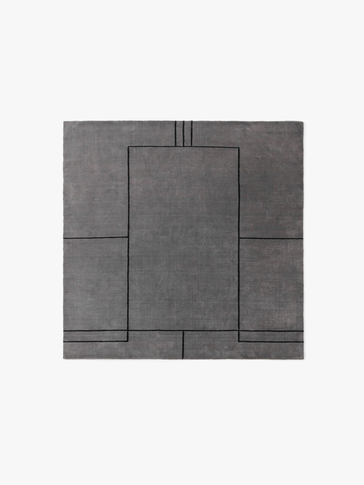 CRUISE graphite rug with black