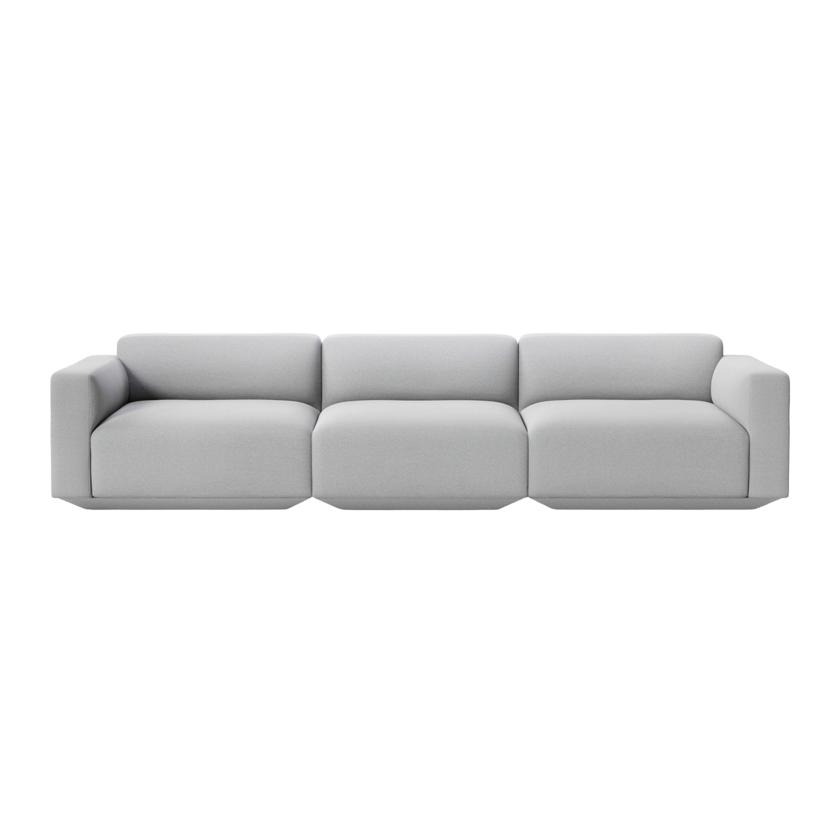 Modular sofa for 4 DEVELIUS in light gray