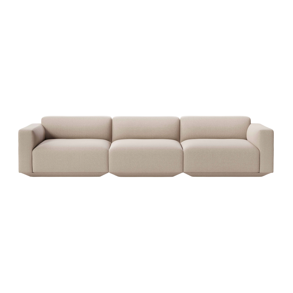 4-seater modular sofa DEVELIUS beige