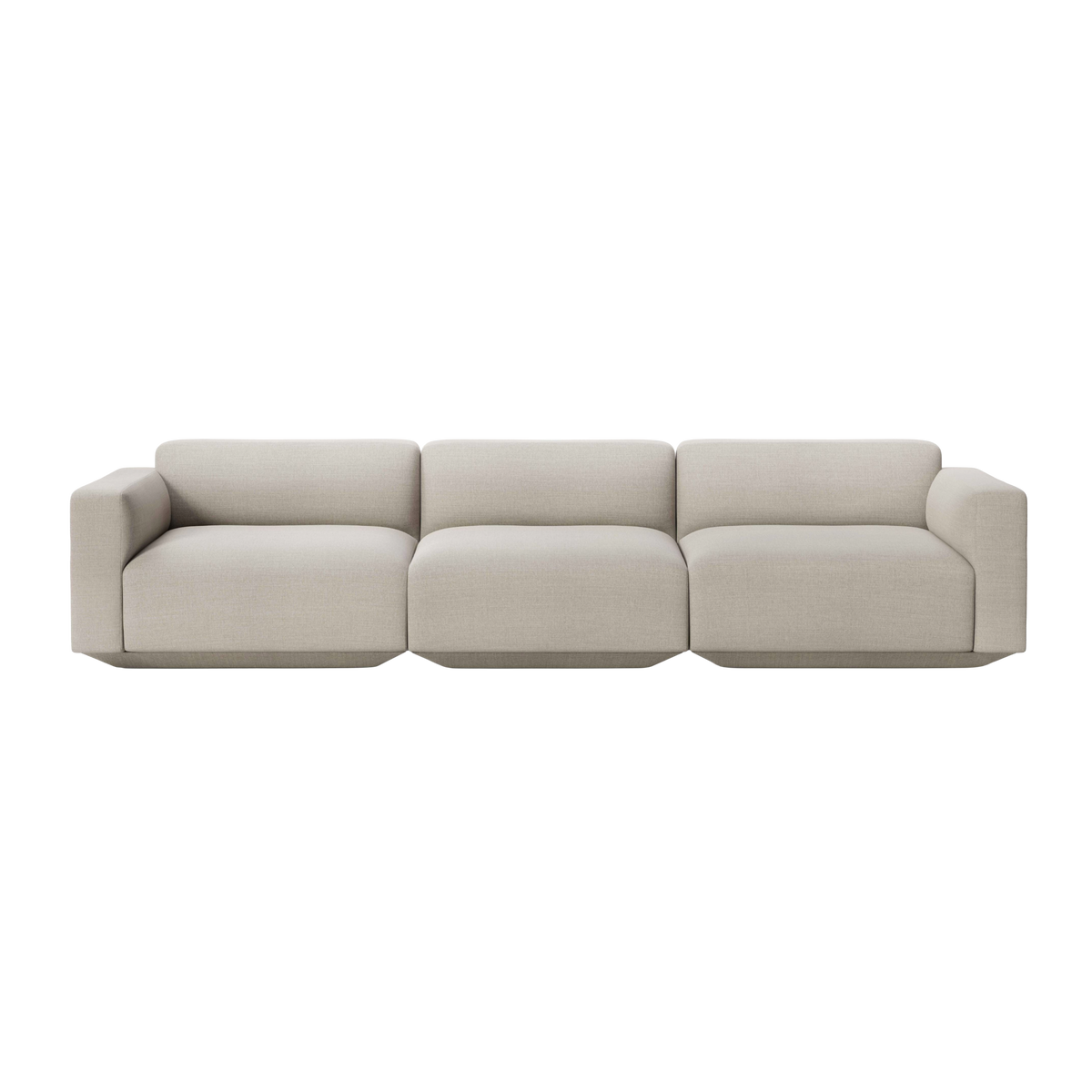 4-Seater Modular Sofa DEVELIUS Cream