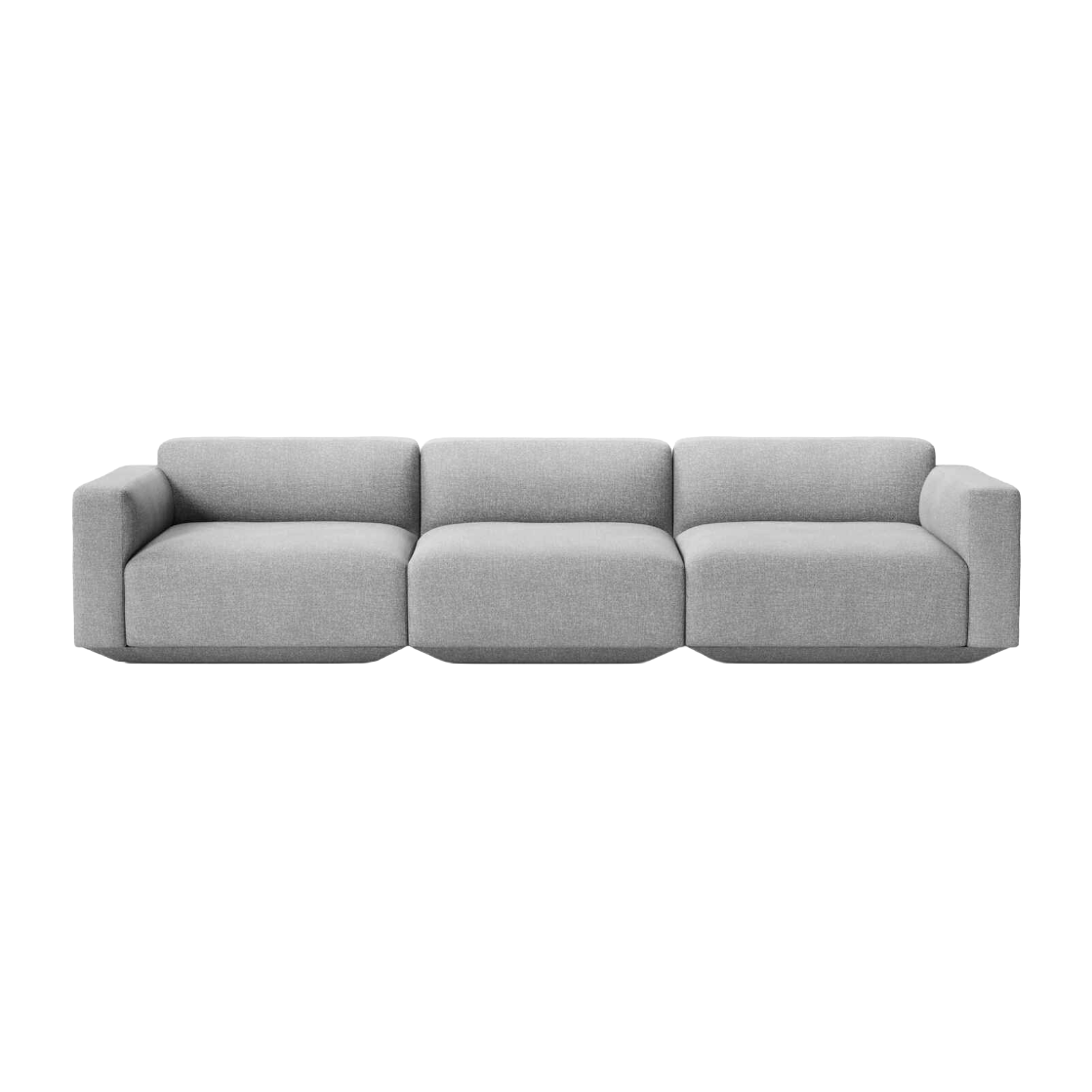 Upholstered 4-seater modular sofa DEVELIUS