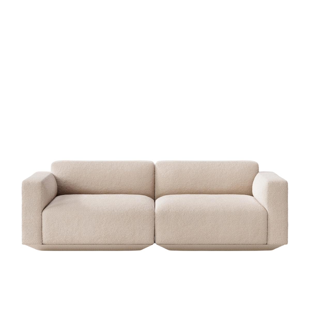 3-seater modular sofa DEVELIUS upholstered