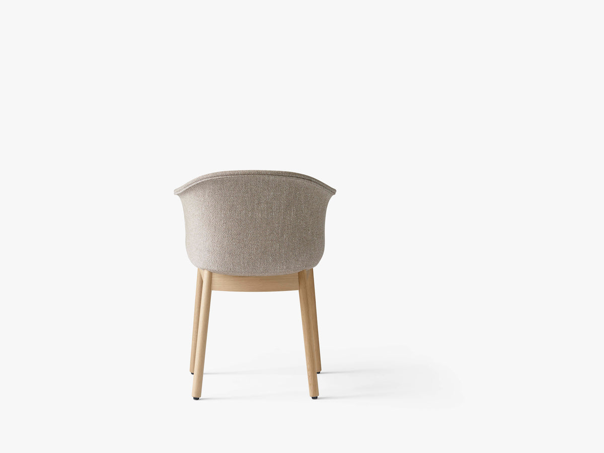 ELEFY JH31 upholstered chair with an oak base
