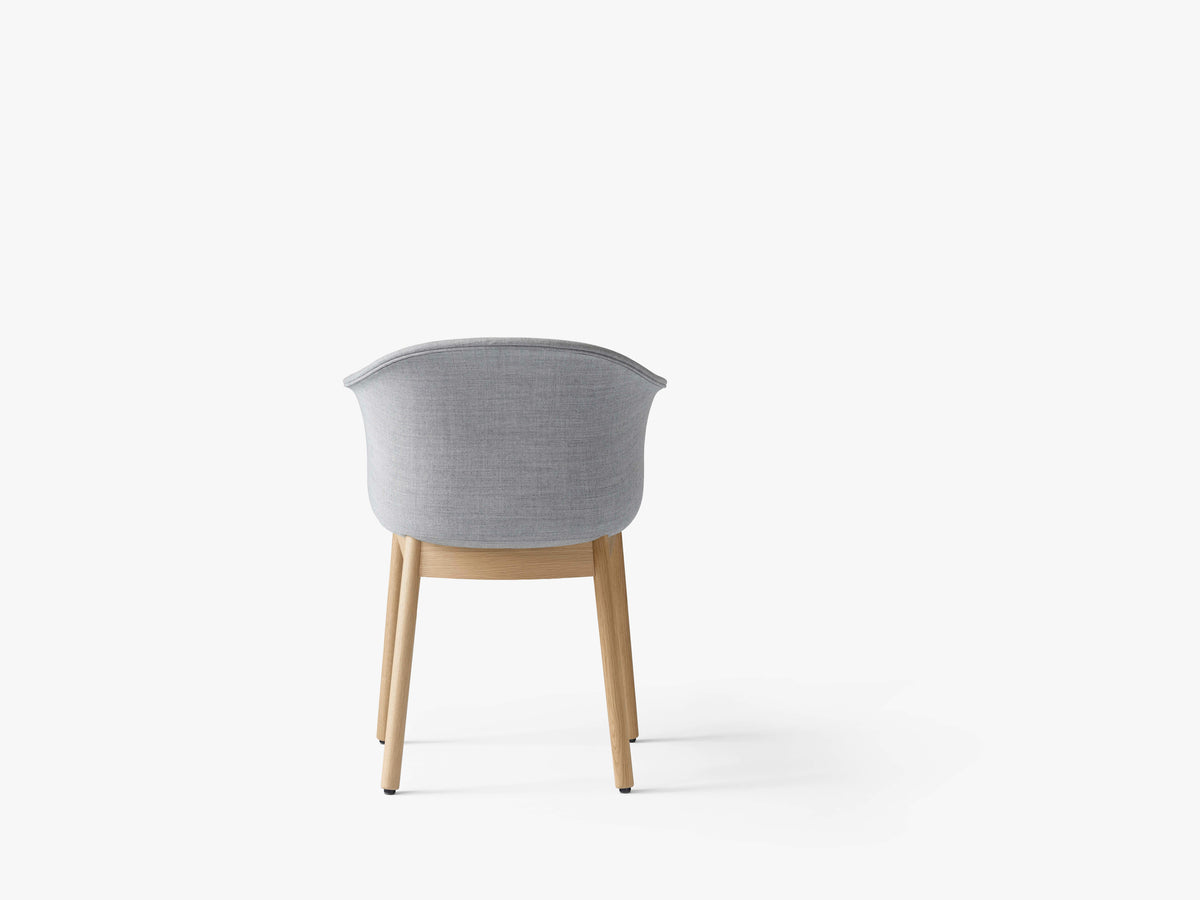 ELEFY JH31 upholstered chair with an oak base