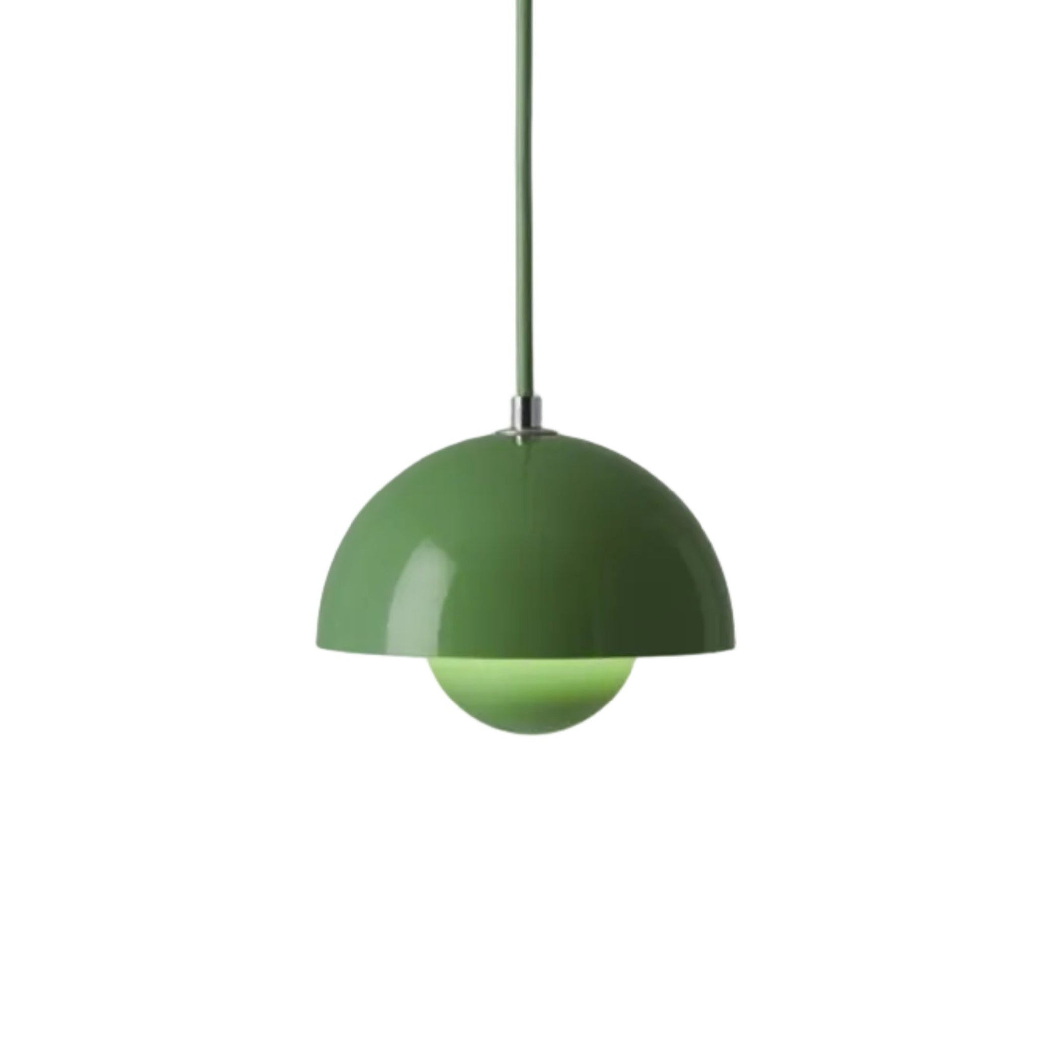 FLOWERPOT pendant lamp in vibrant green