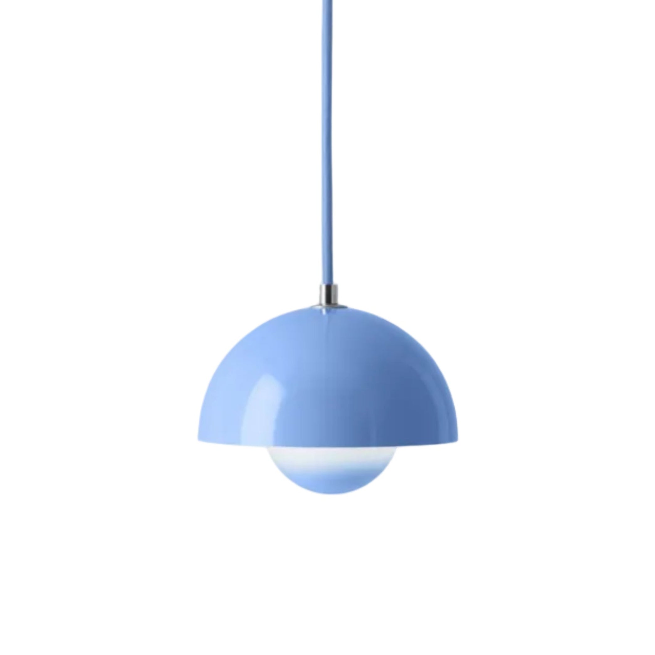 FLOWERPOT pendant lamp in blue