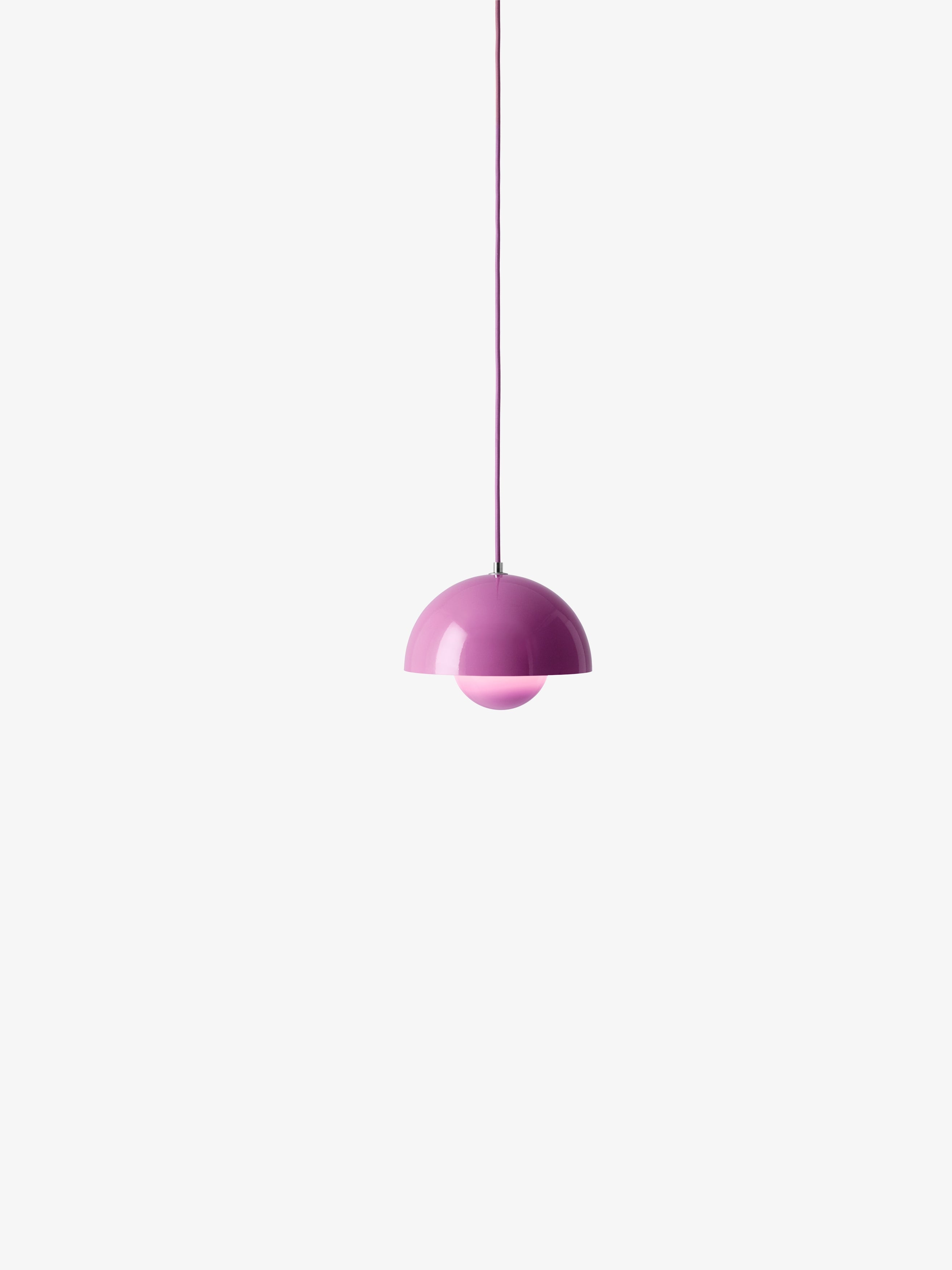 FLOWERPOT pendant lamp in fuchsia
