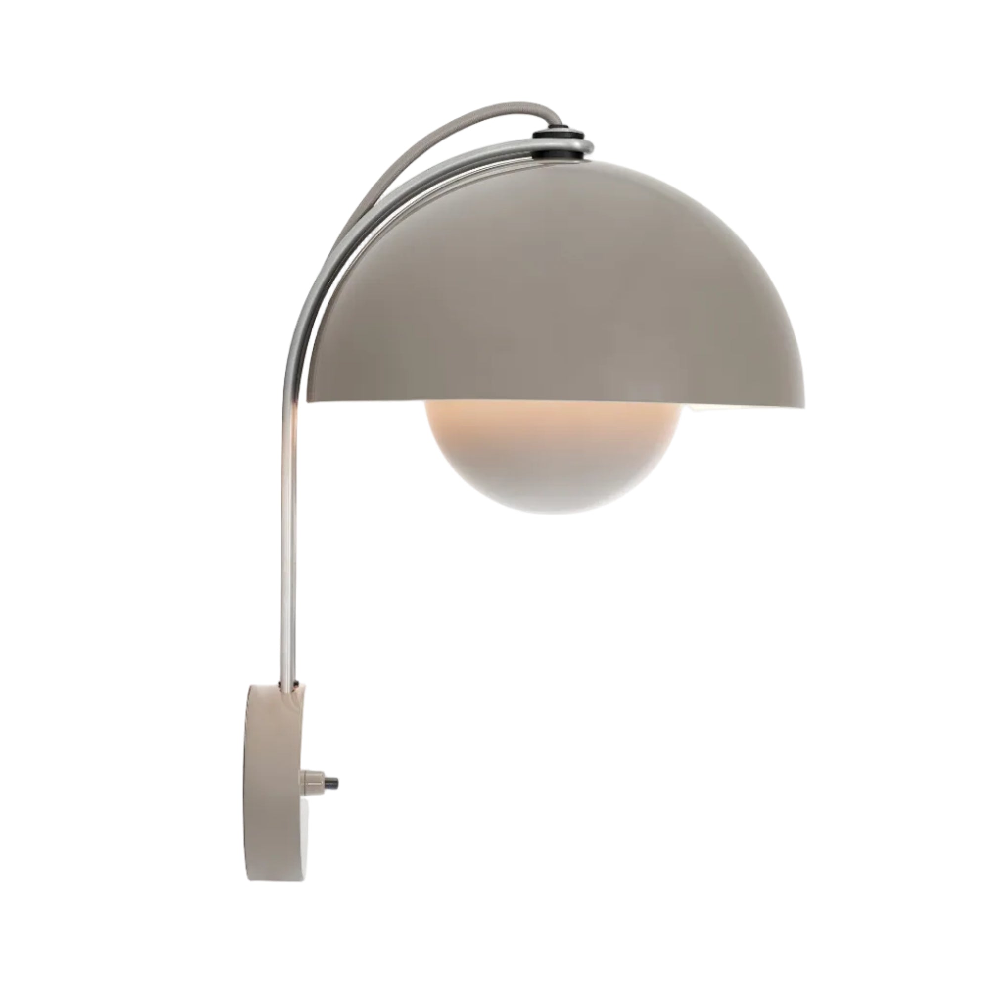 FLOWERPOT VP8 Wall Lamp in Gray Beige