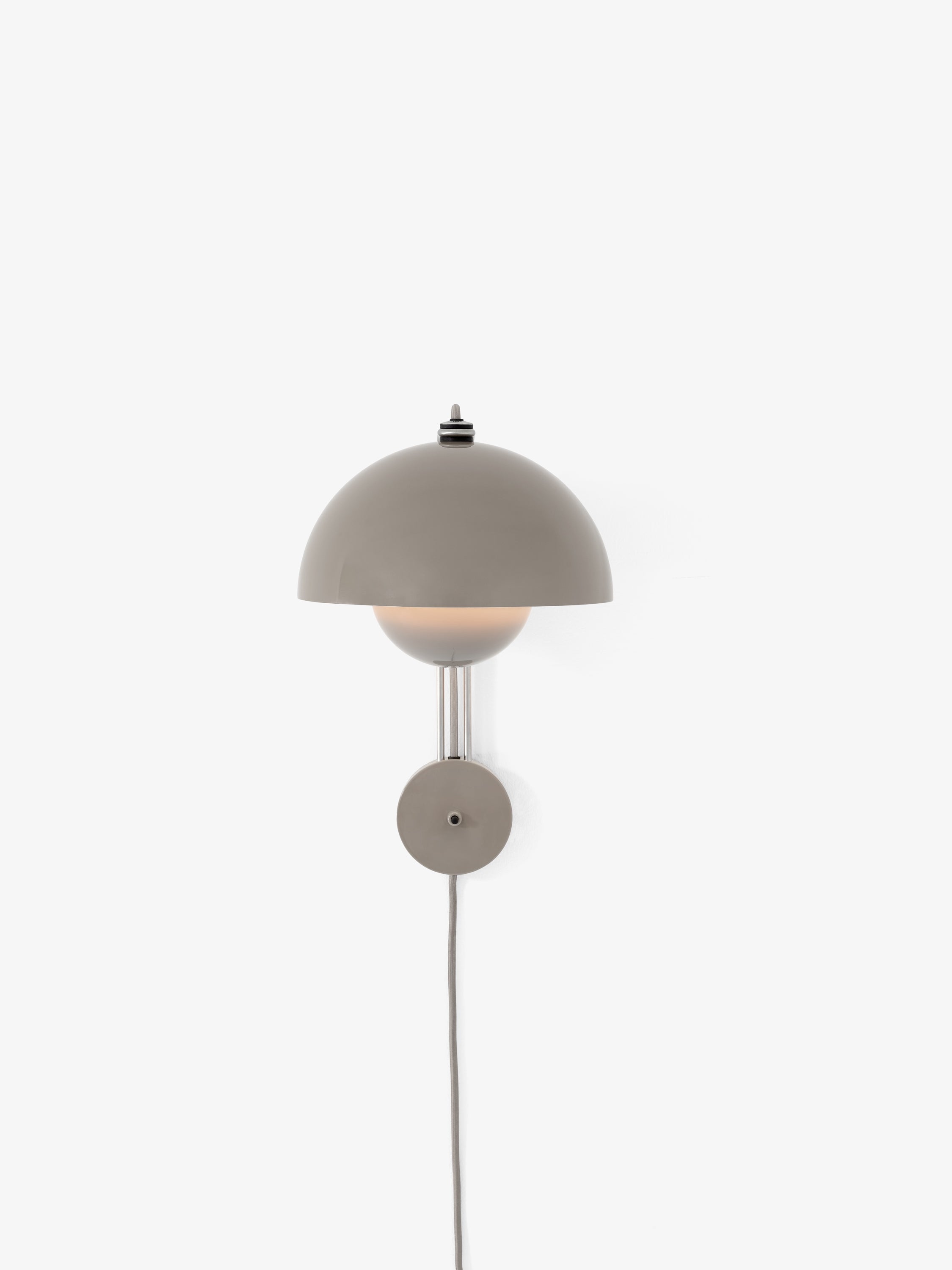 FLOWERPOT VP8 Wall Lamp in Gray Beige