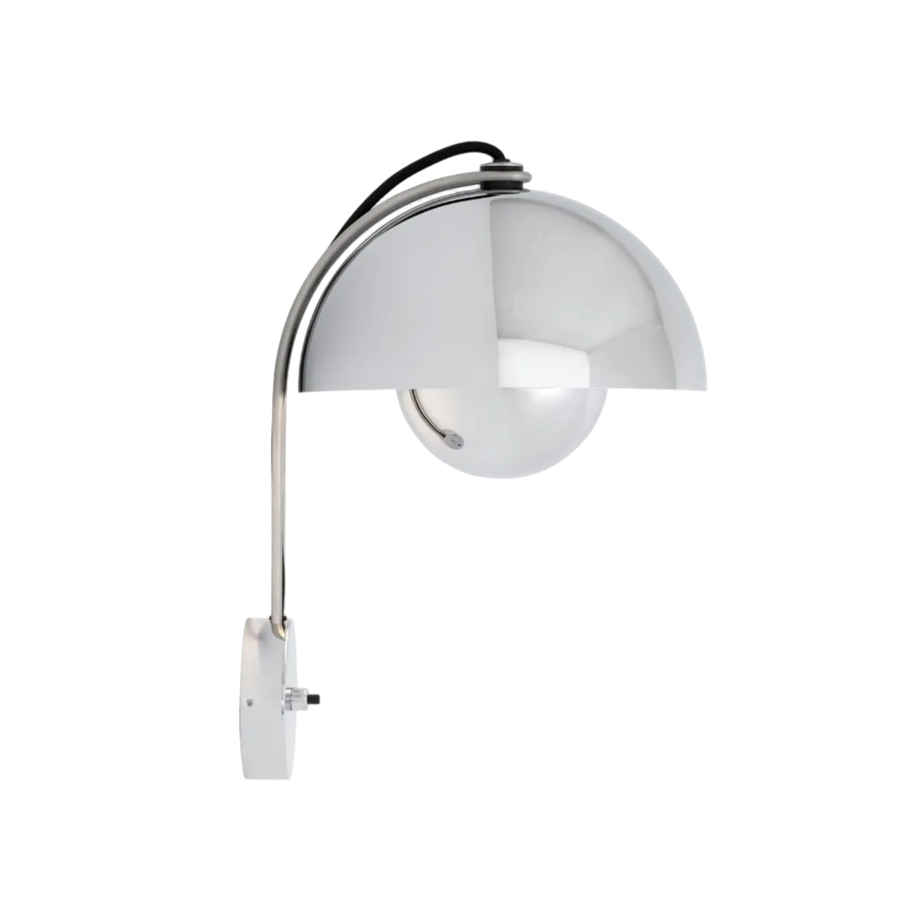 FLOWERPOT VP8 Wall Lamp in Chrome