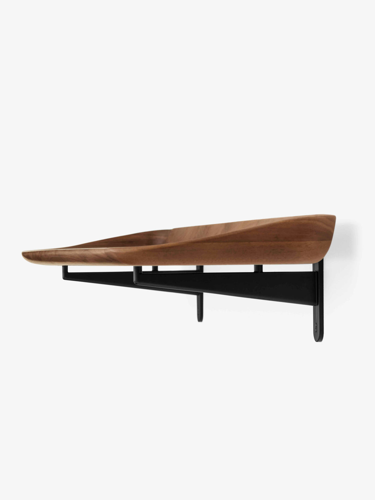 GUILD wall shelf in oiled walnut