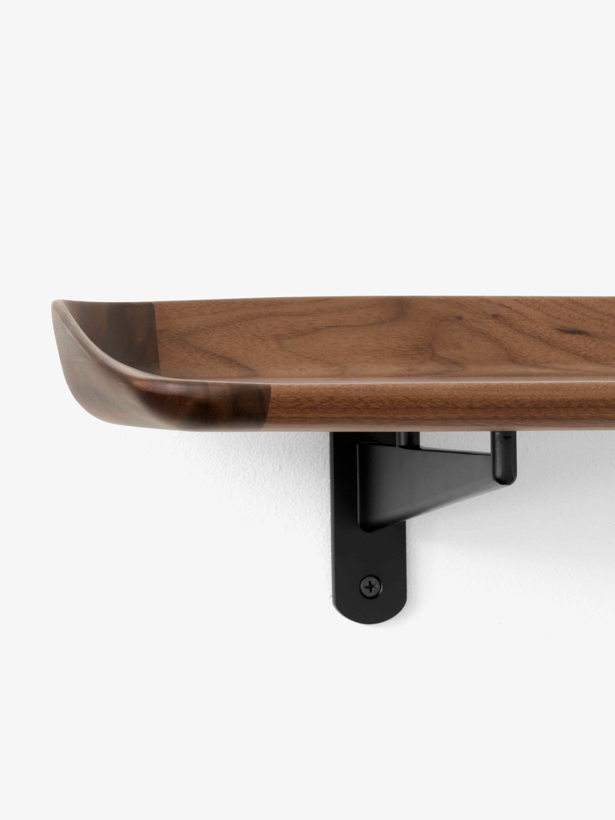 GUILD wall shelf in oiled walnut