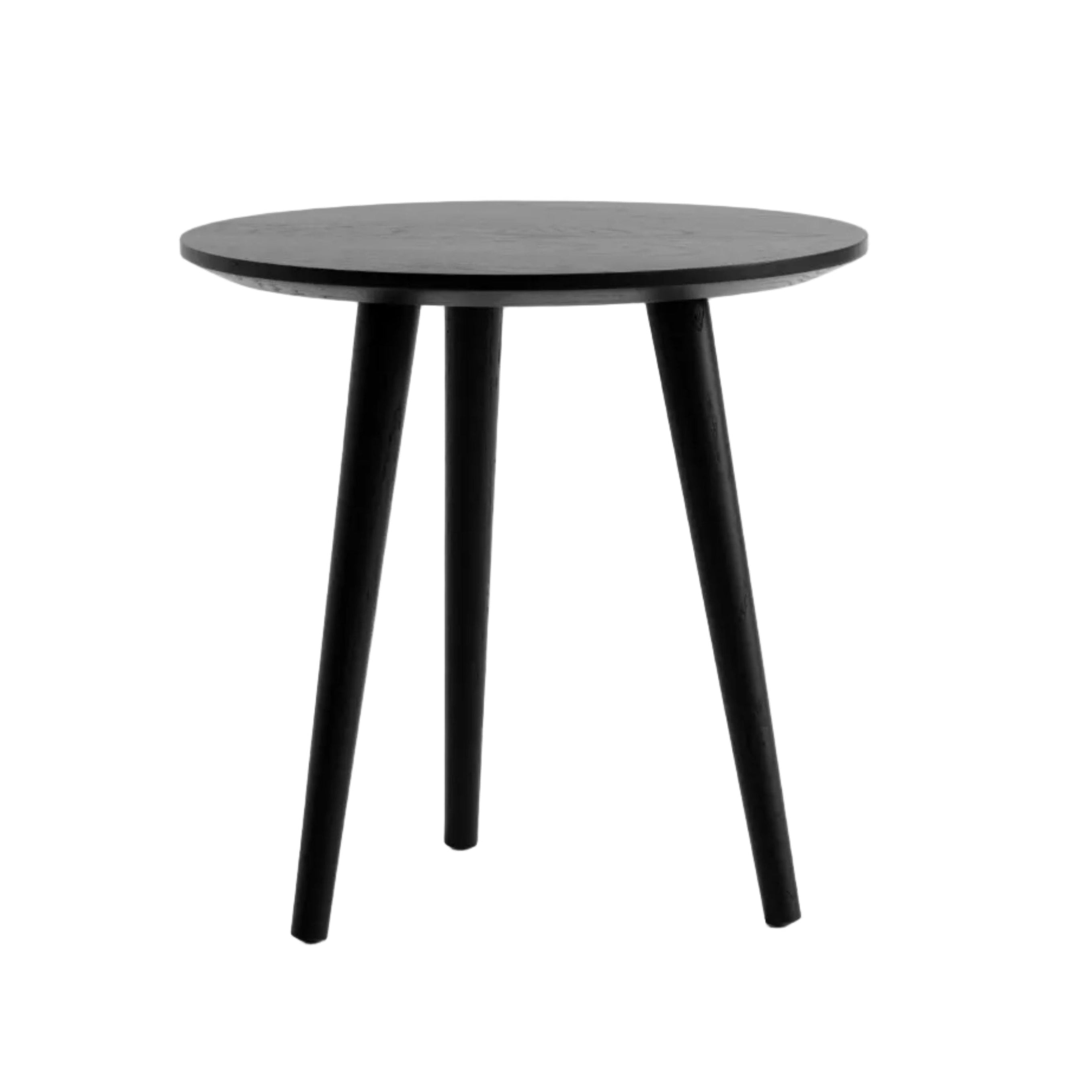 Side table IN BETWEEN black lacquered oak