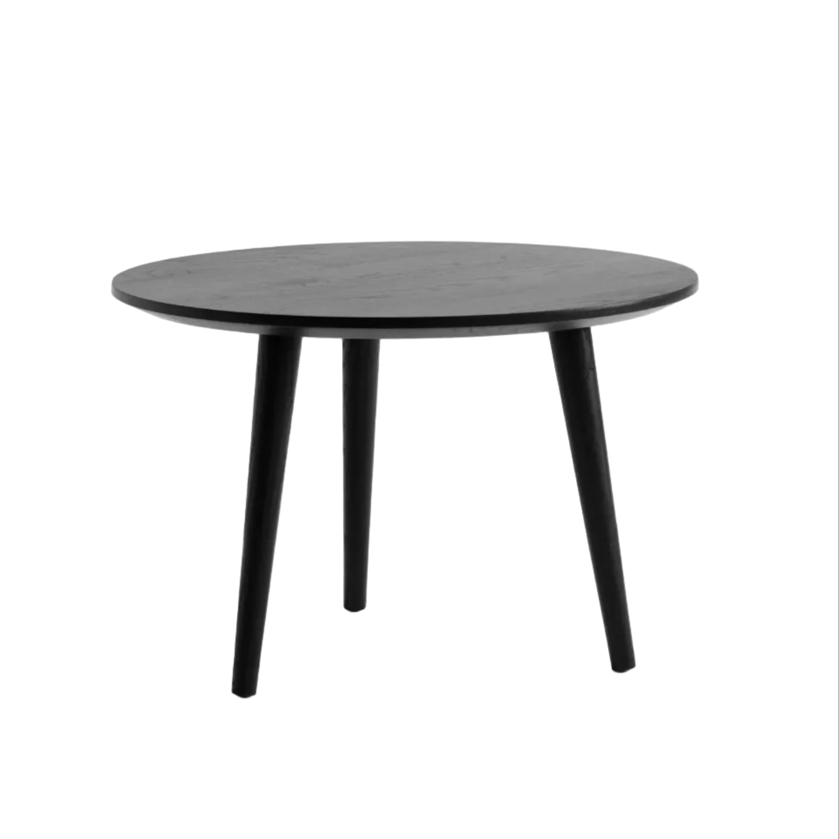 Side table IN BETWEEN black lacquered oak