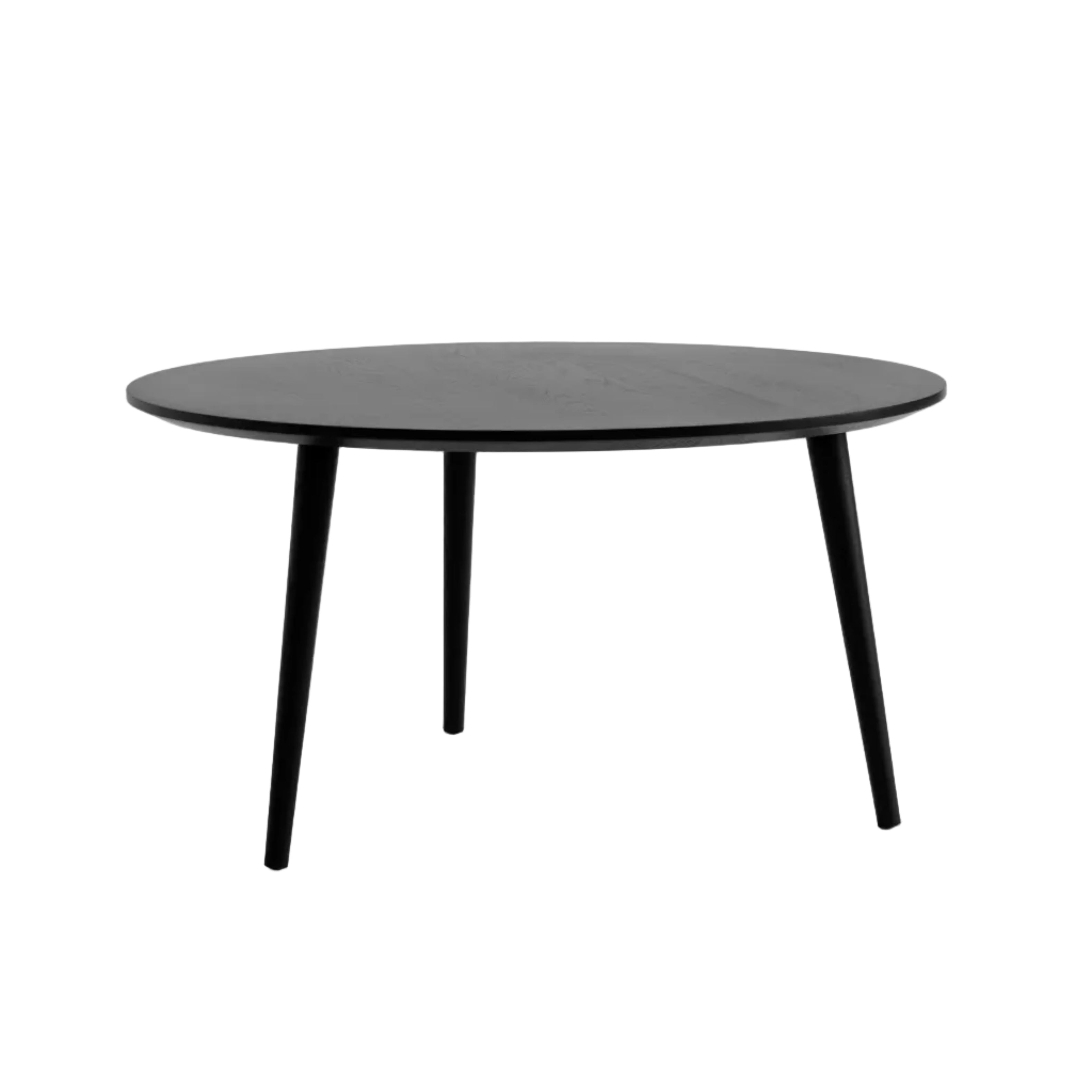 Side table IN BETWEEN black lacquered oak