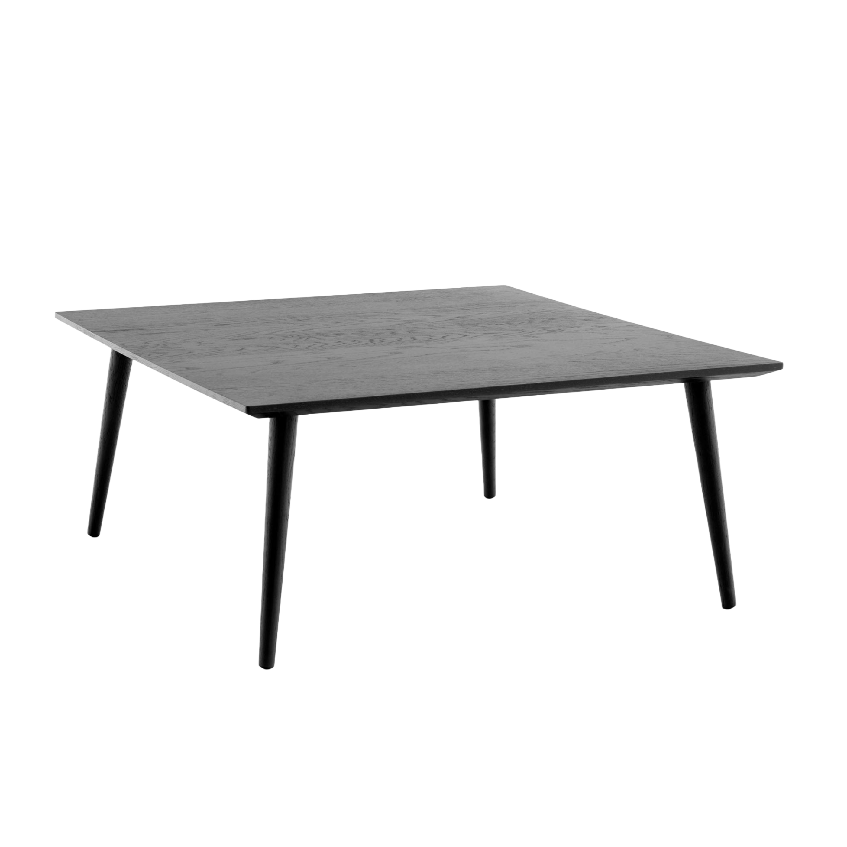 IN BETWEEN SK24 Square Coffee Table Black Lacquered Oak