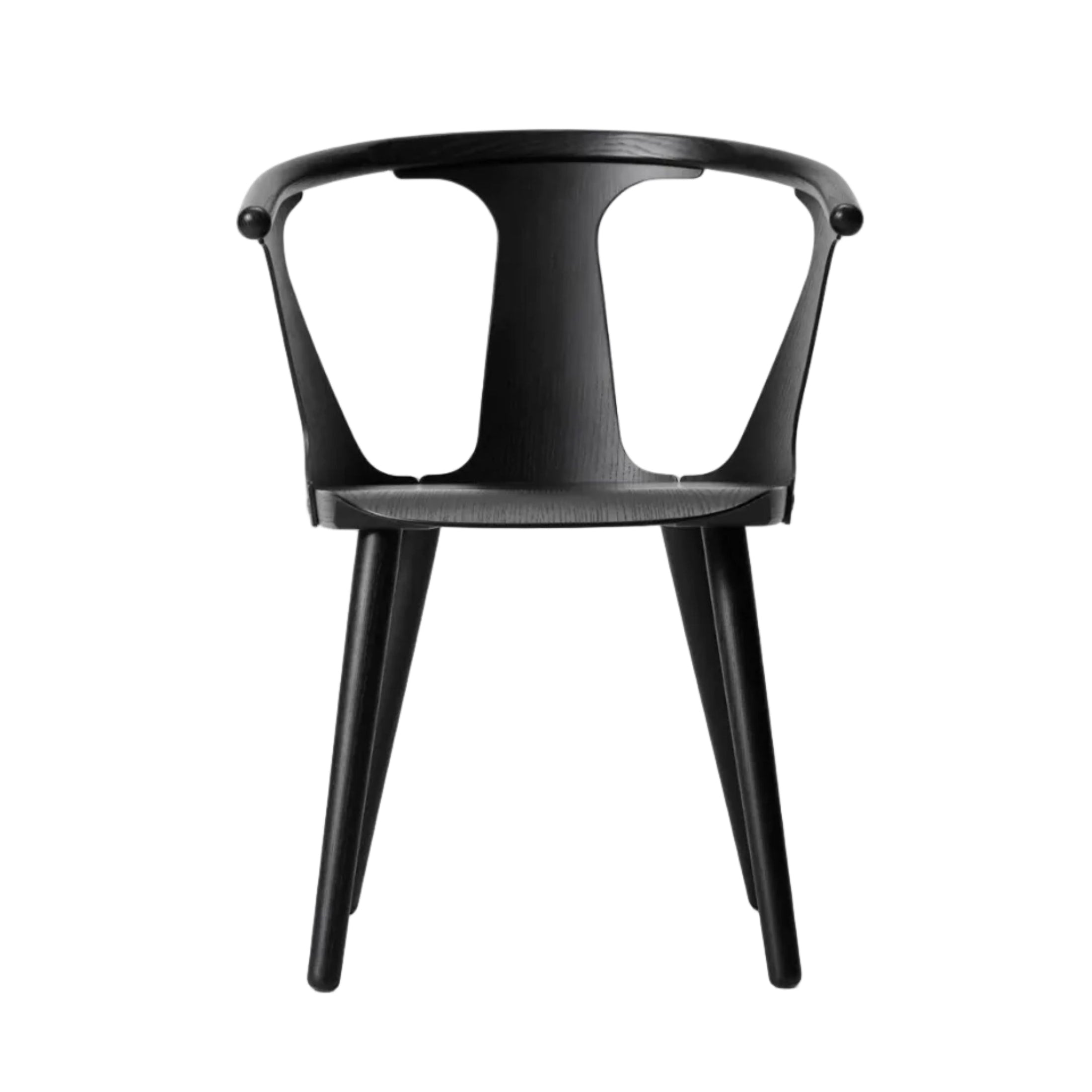 IN BETWEEN SK1 Chair in black lacquered oak