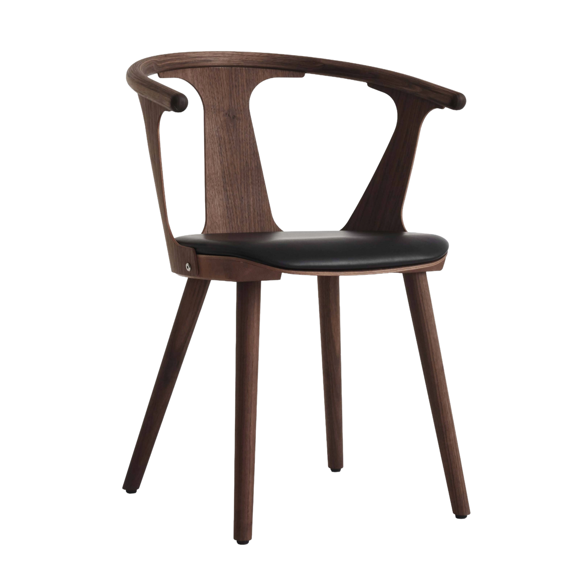 Chair IN BETWEEN SK2 oiled walnut with upholstered seat