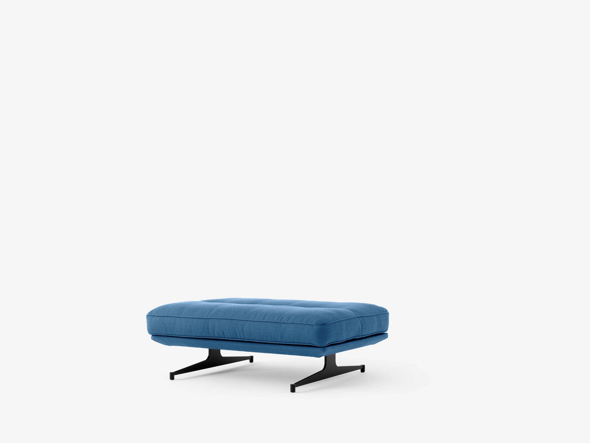 Pouf INLAND AV32 upholstered with a black base