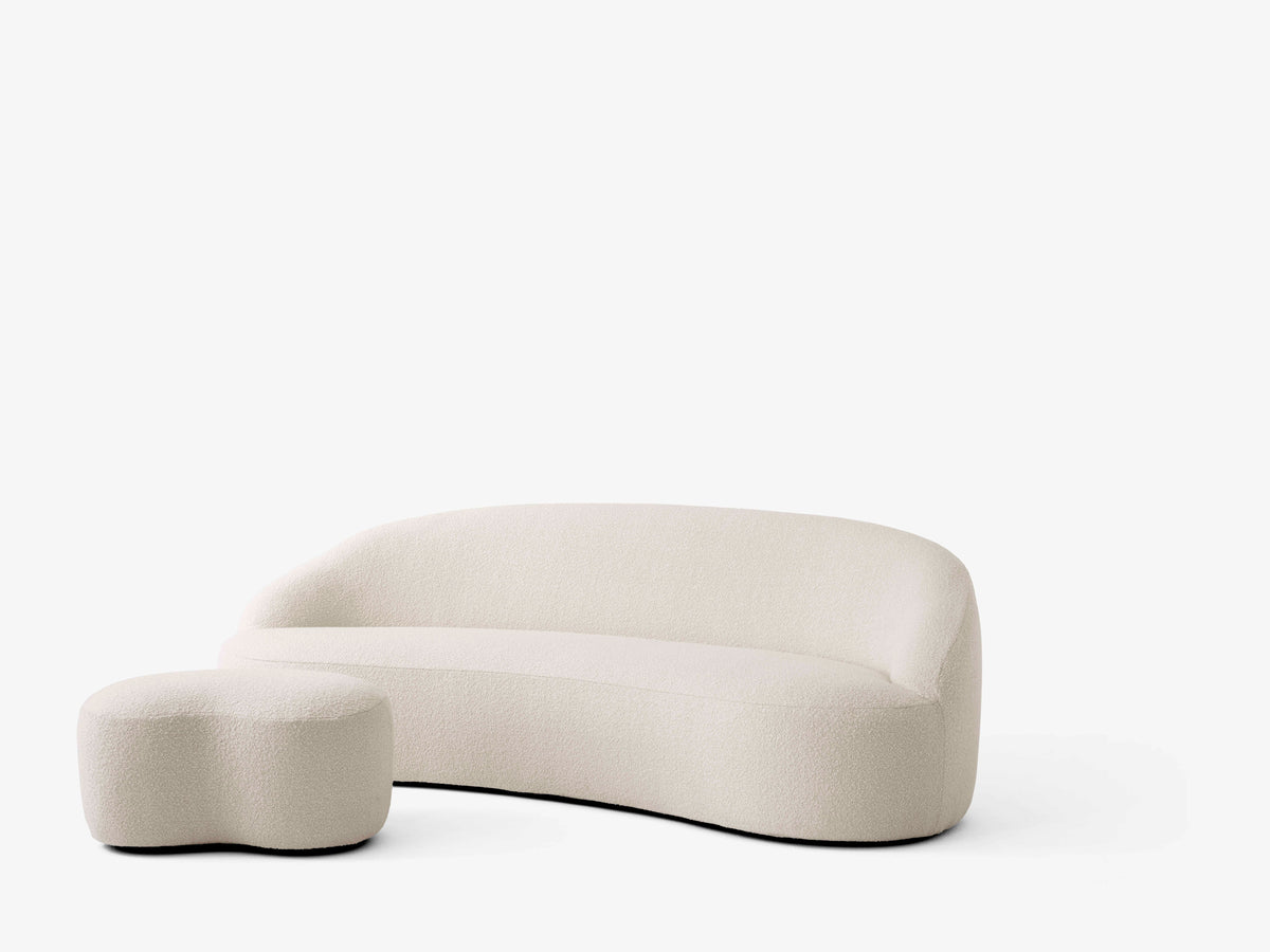 Upholstered MARGAS LC5 Pouf