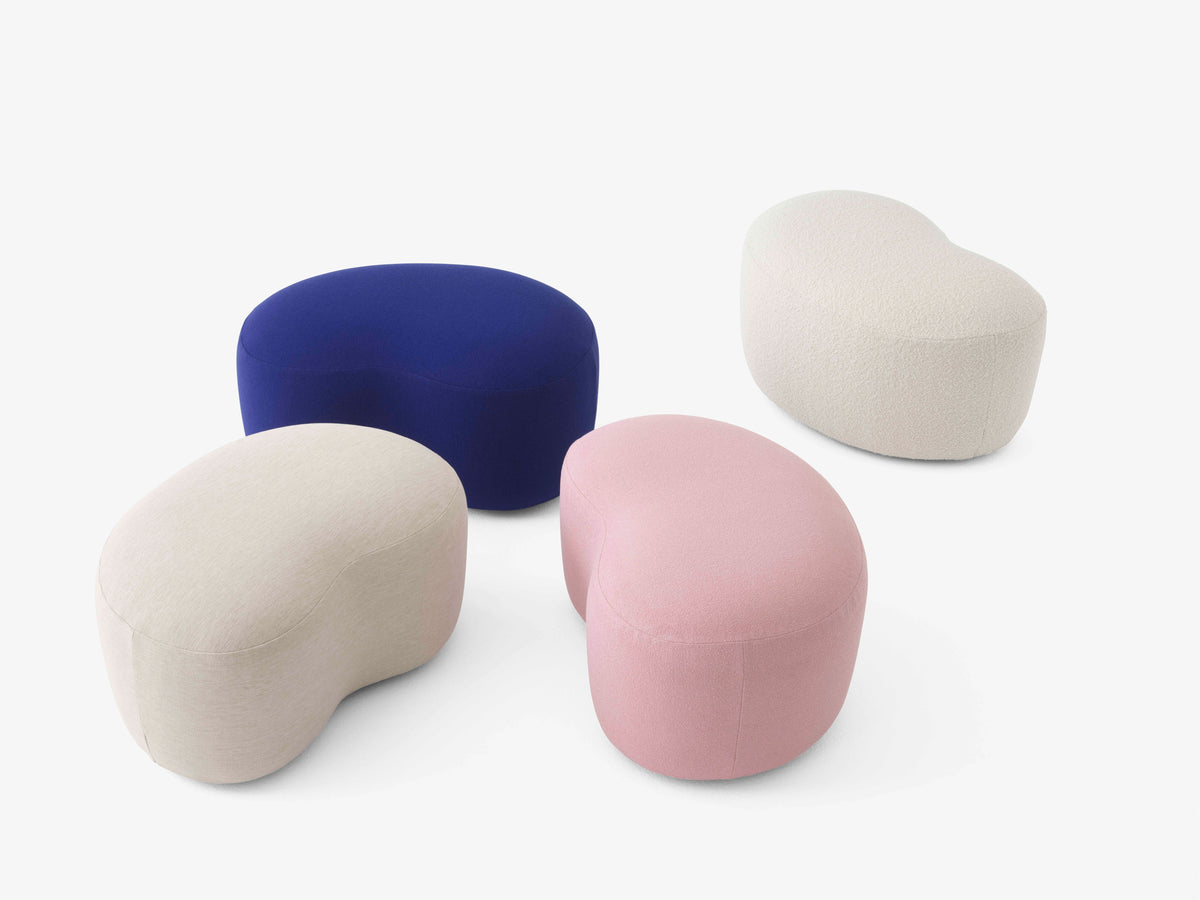 Upholstered MARGAS LC5 Pouf
