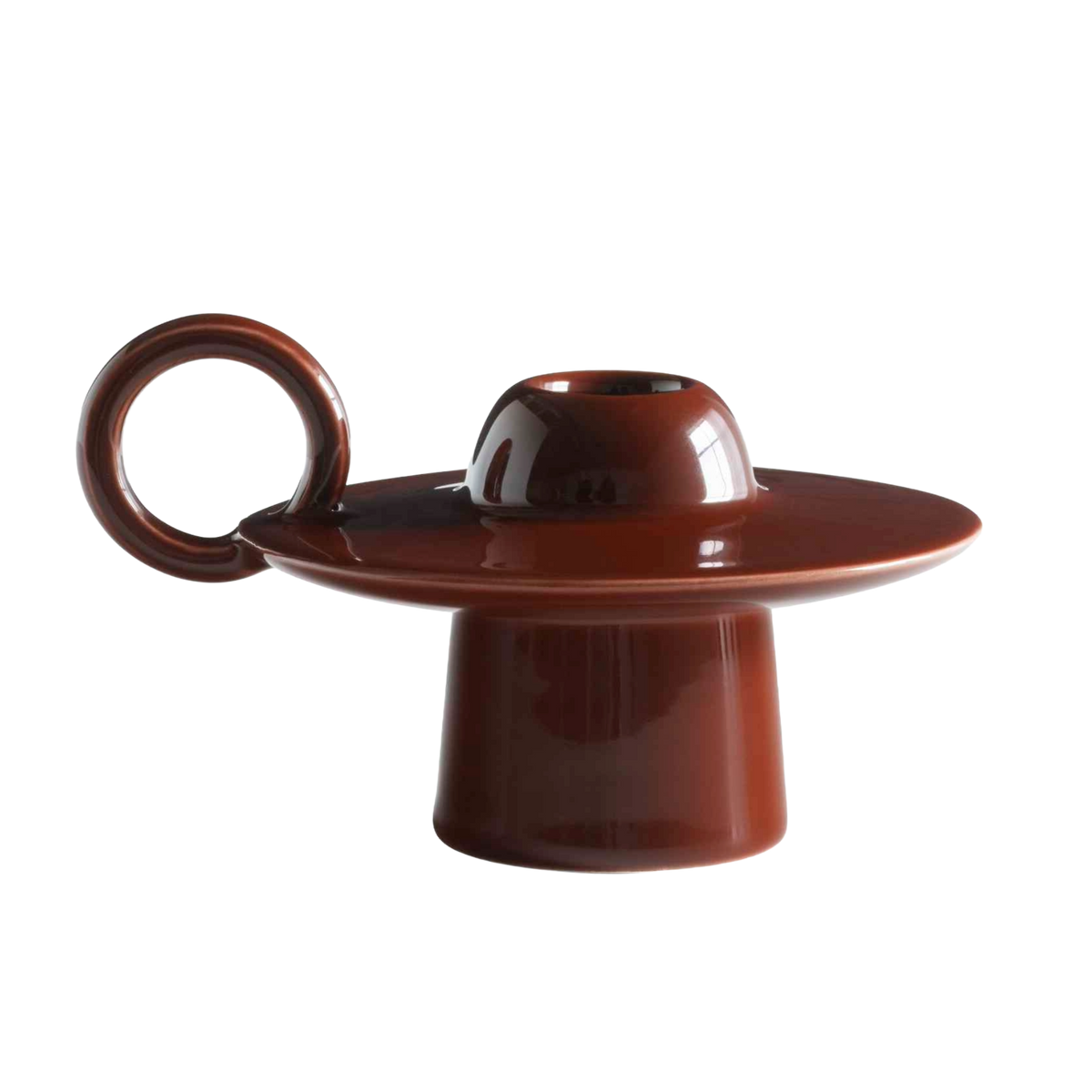 MOMENTO JH39 Candle Holder Red-Brown