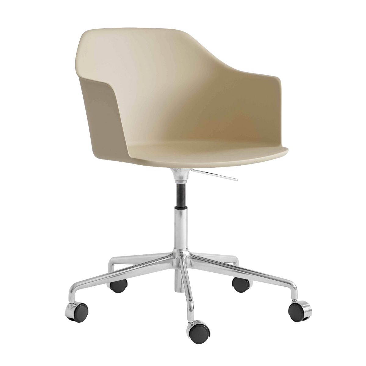RELY HW53 Office Chair in Sand with Aluminum Base