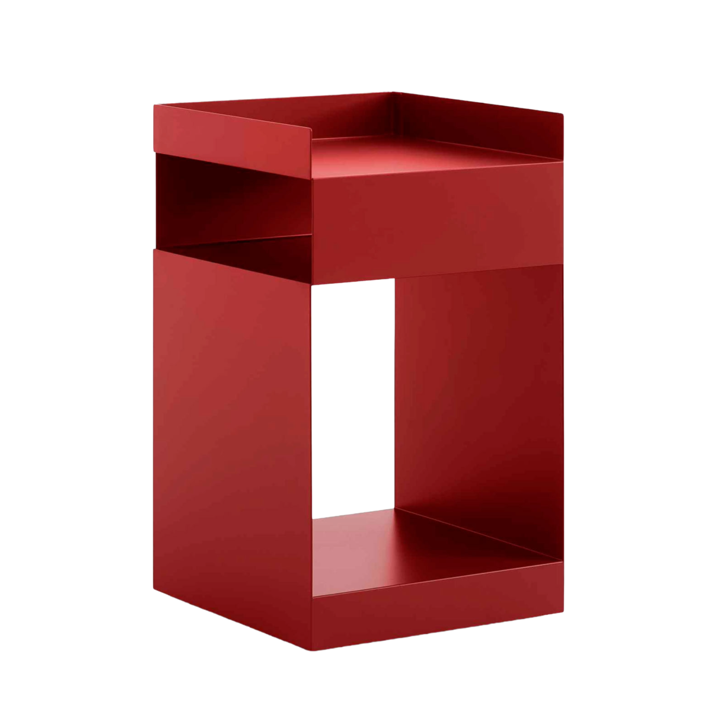 Rotate SC73 Rolling Cabinet, Wine Red