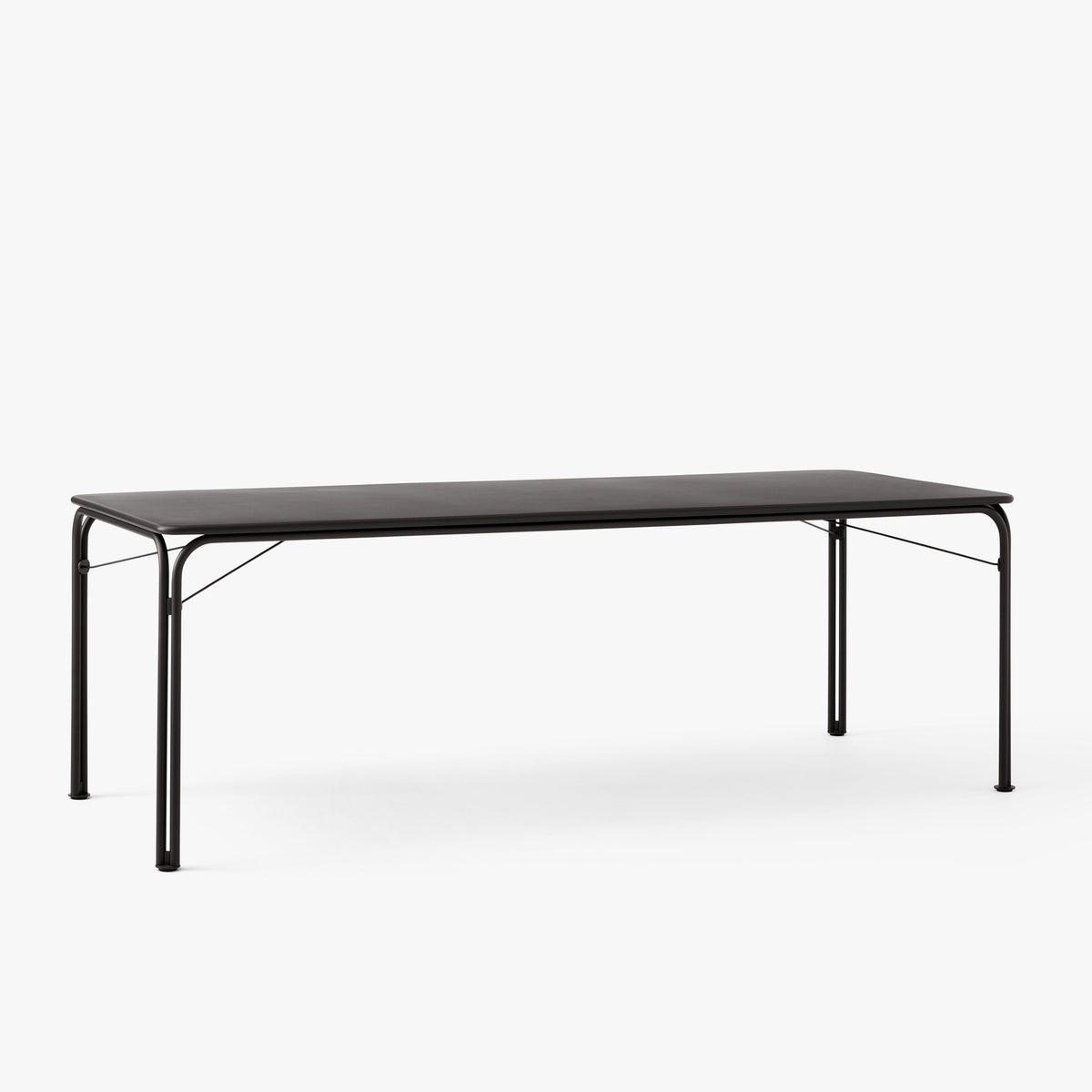 THORVALD outdoor table black