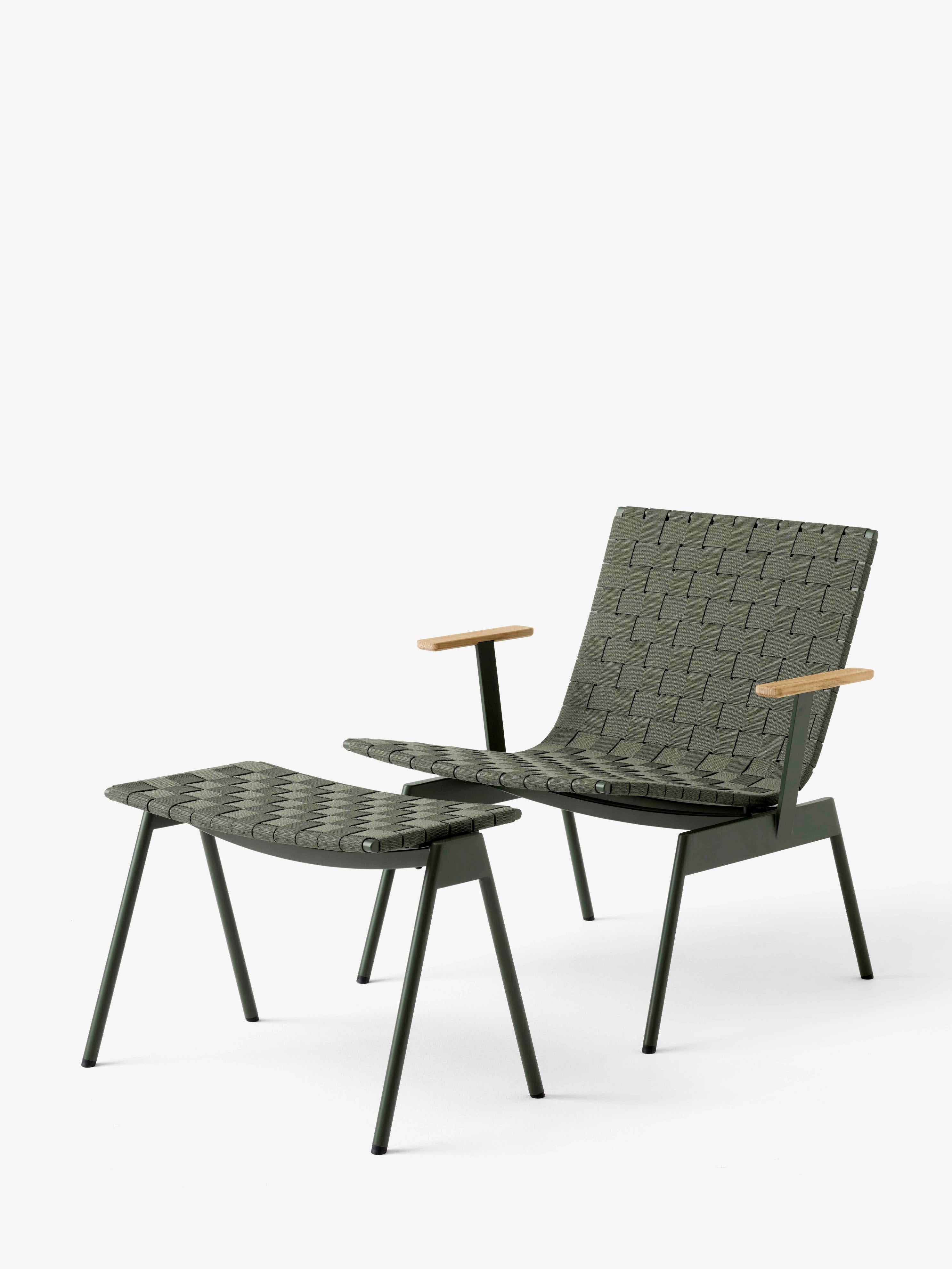 Outdoor ottoman VILLE AV46 dark green