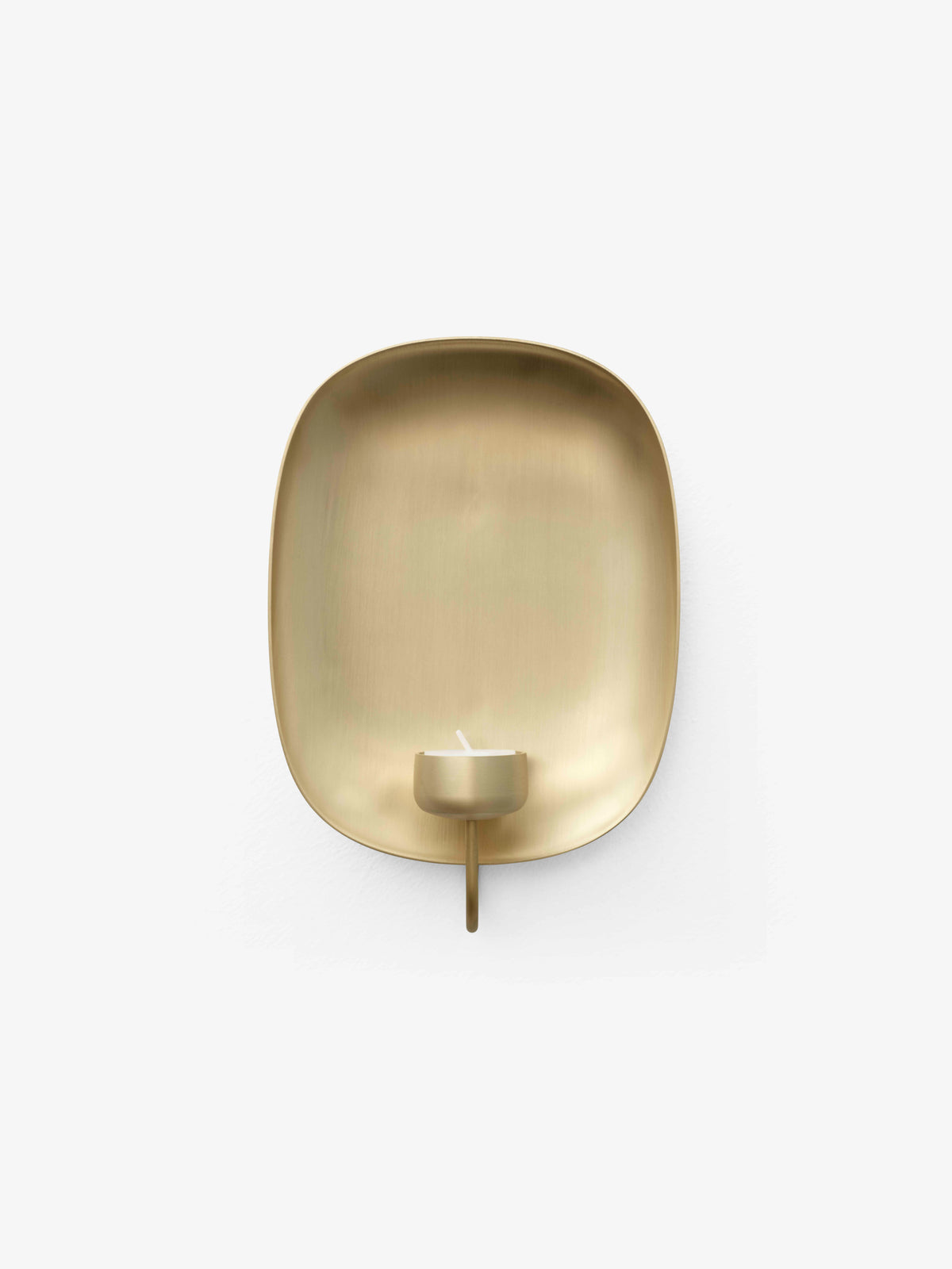 VOTIVE AV20 Wall Candle Holder in Brushed Brass
