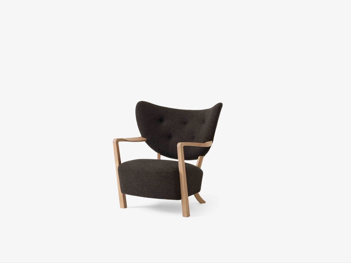 Upholstered WULFF ATD2 Armchair with Oak Base