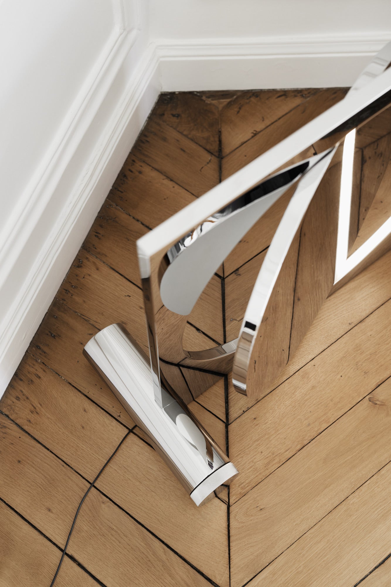 Stehlampe MOONSETTER verchromt