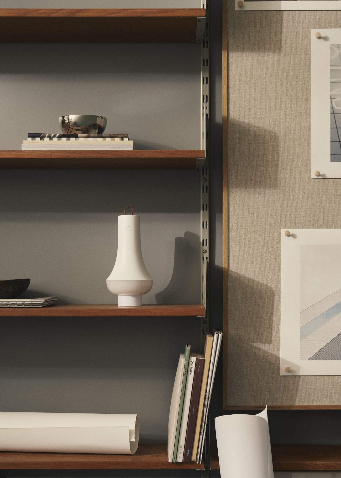 Tragbare Lampe TOMOSHI weiß