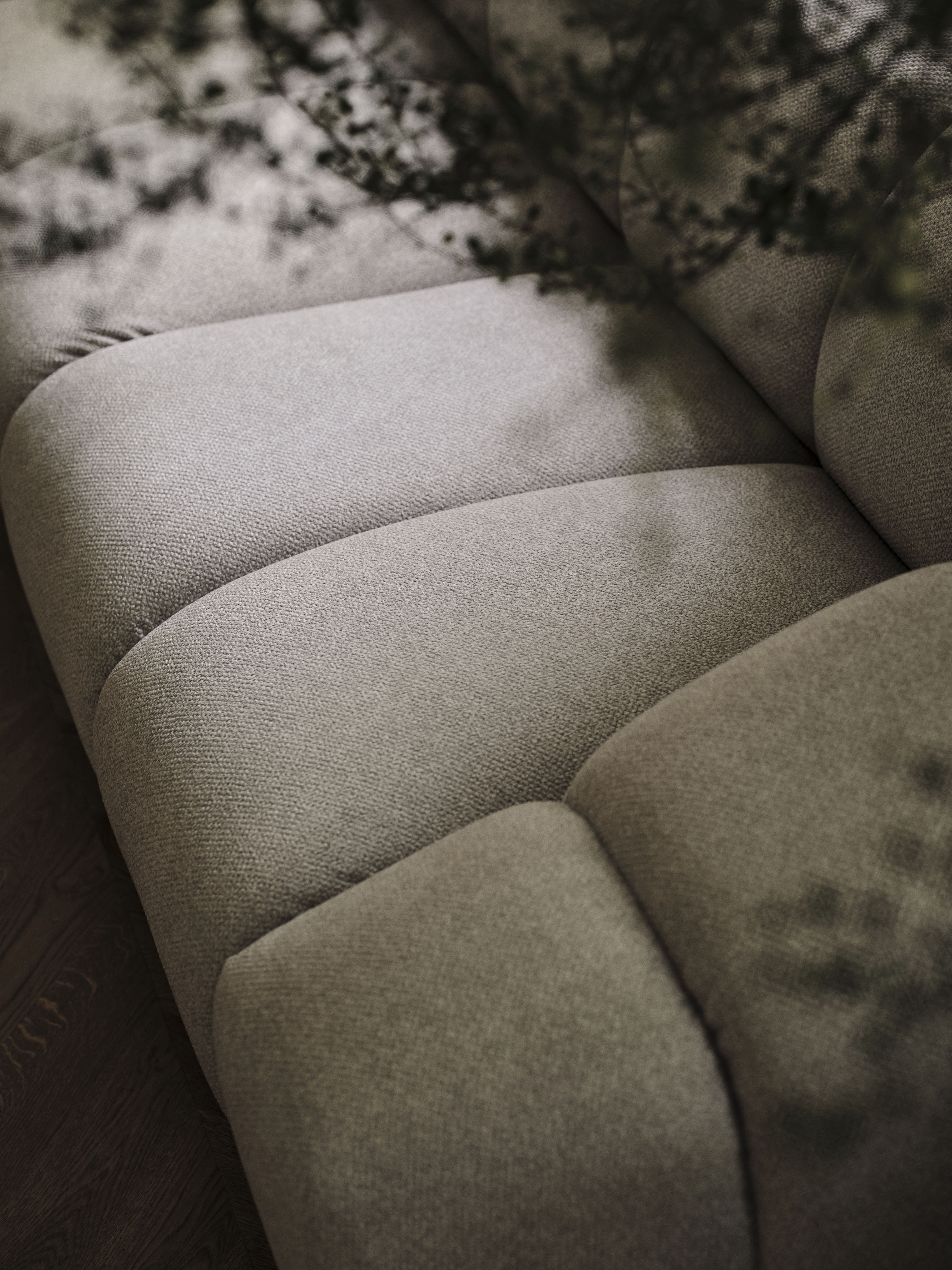Velvet Left Corner Sofa, "Diana", 3 Seats, Green, 294x182x72
Made in Europe